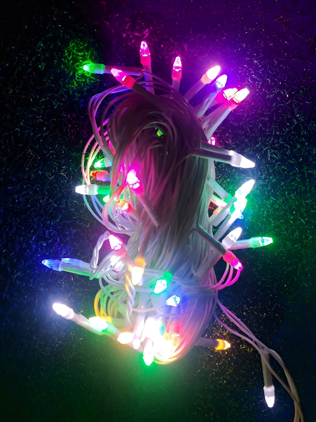 SPARK WORLD White Rice Shape String Lights