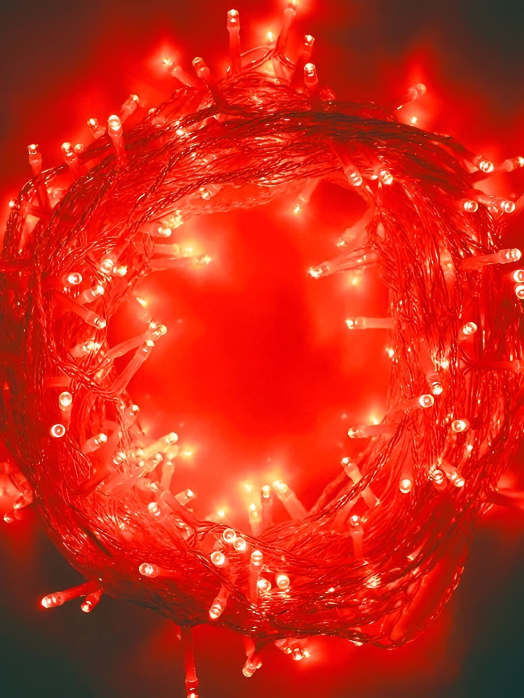 

SPARK WORLD Red Rice Shape LED Fairy String Lights