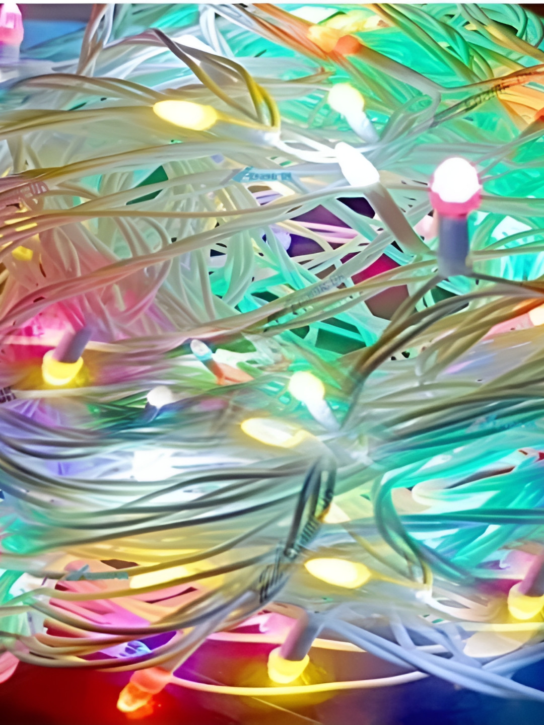 

SPARK WORLD Red & Green Rice Shape LED Fairy String Lights