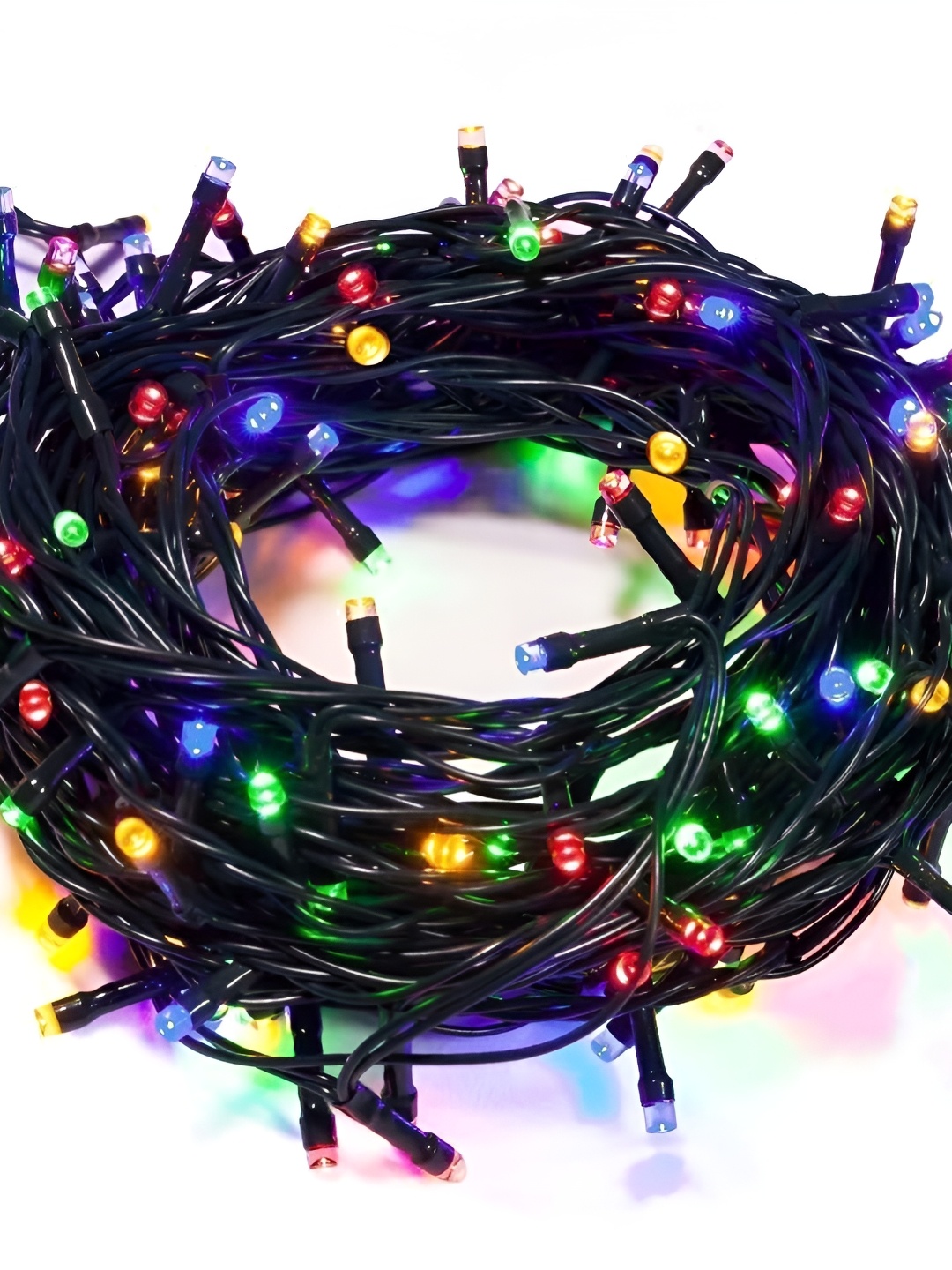

SPARK WORLD Blue & Yellow Rice Shape String Lights