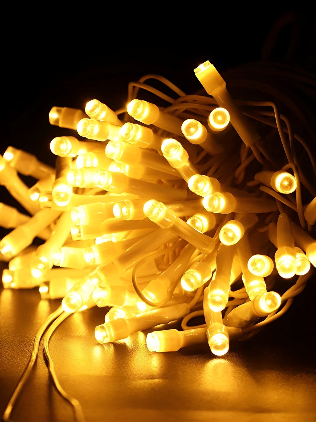 

SPARK WORLD Yellow Rice Shaped LED String Light