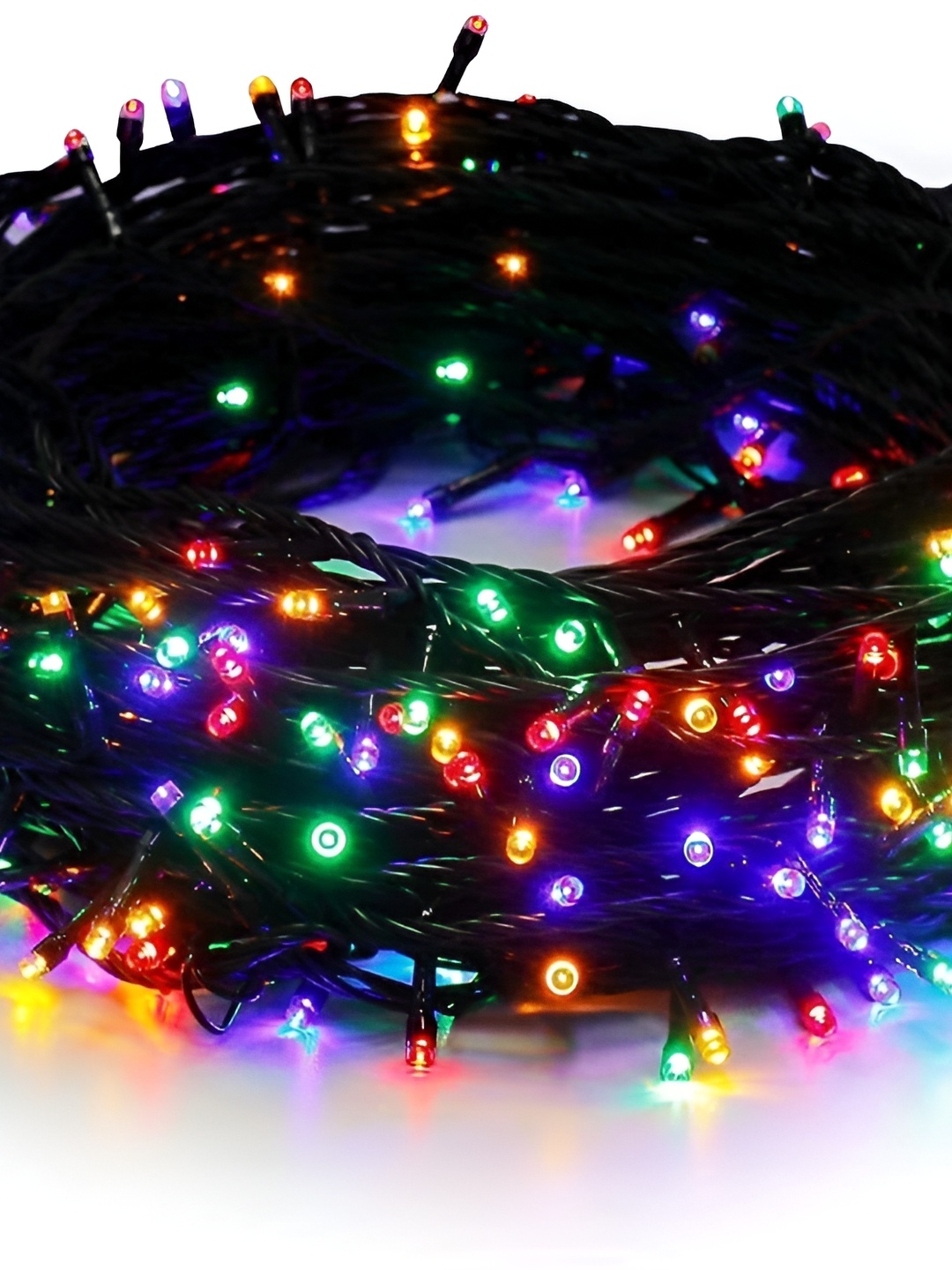 SPARK WORLD Pink & Yellow LED String Lights, Blue