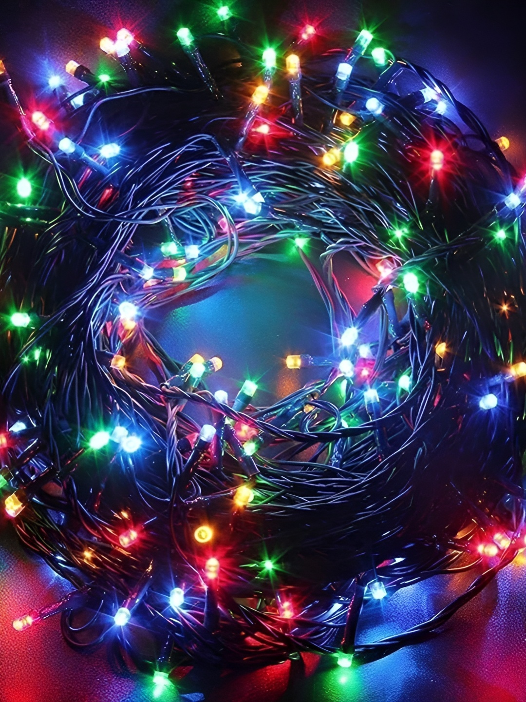 

SPARK WORLD Green & Pink Rice Shape String Lights