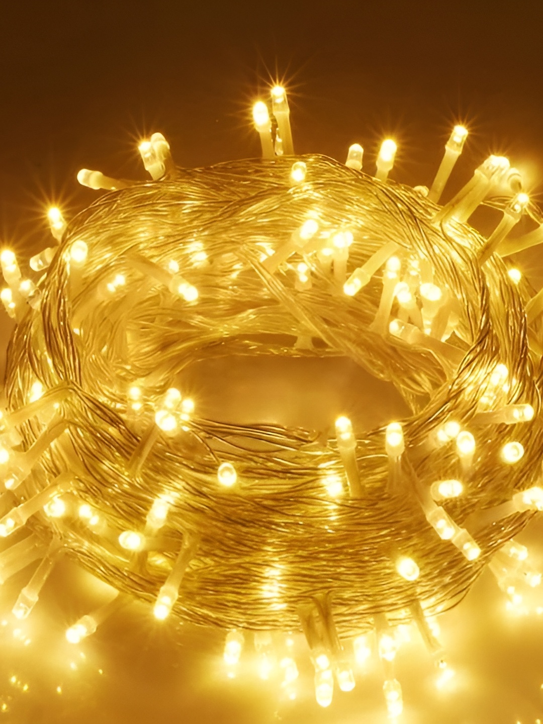 

SPARK WORLD Yellow Rice-Shaped LED String Light