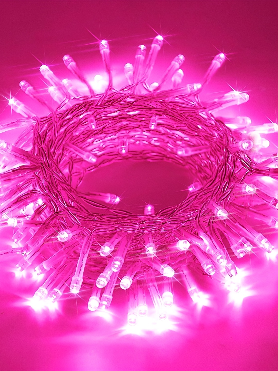 

SPARK WORLD Pink Rice Shaped String Lights