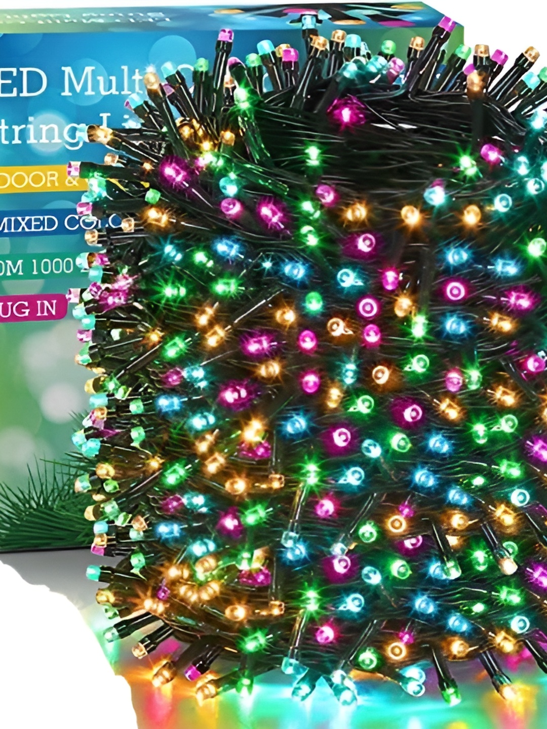 

SPARK WORLD Blue & Green LED String Lights