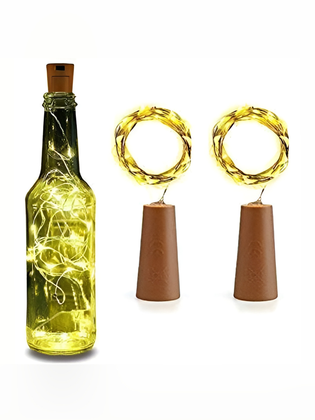 

SPARK WORLD Yellow Cylindrical Shape String Lights