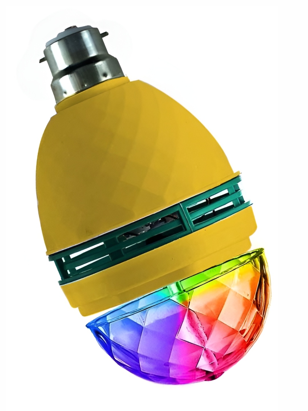 

SPARK WORLD Green & Blue LED Disco Bulb, Yellow