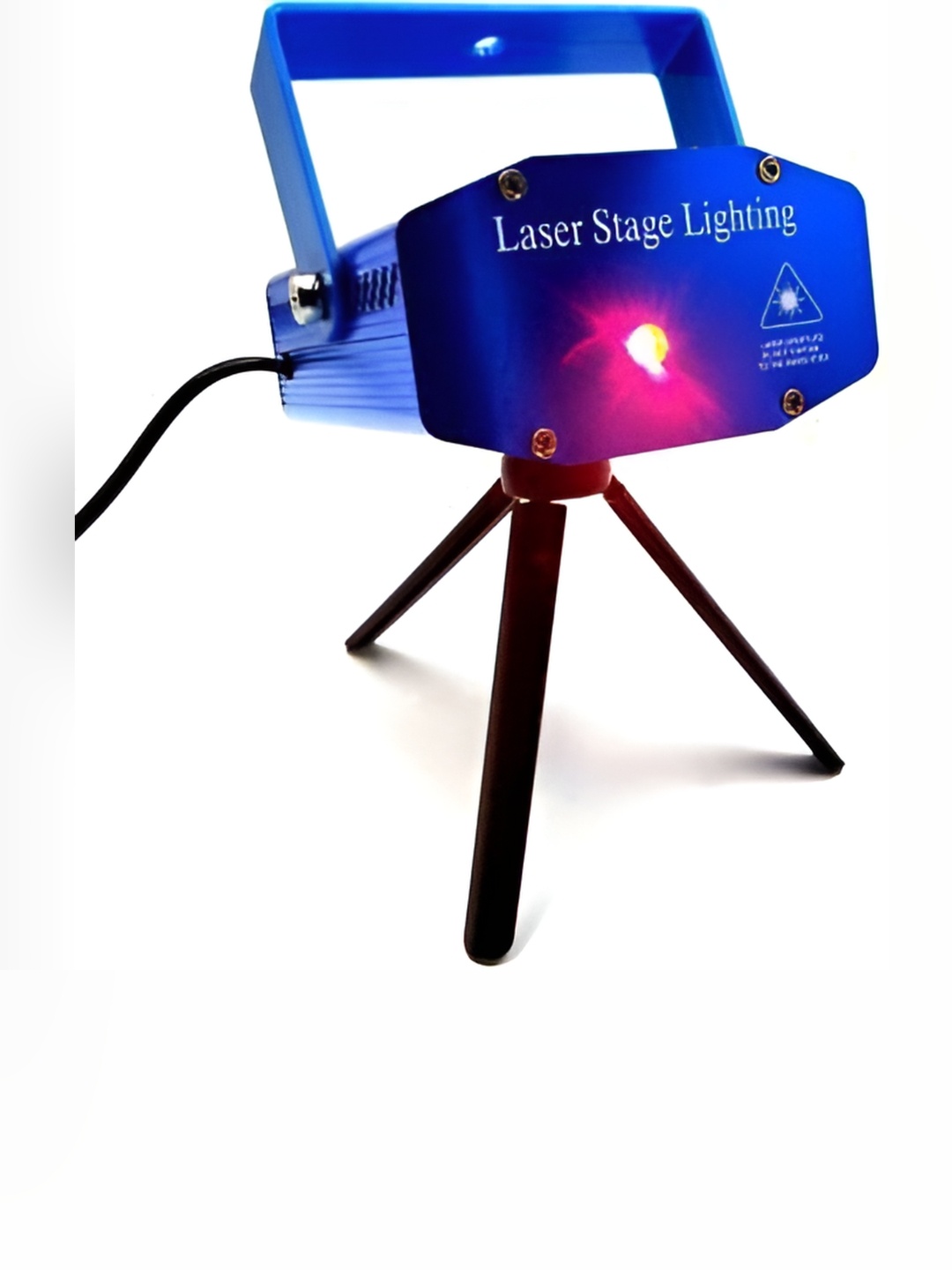 

SPARK WORLD Blue Textured Square Laser Stage Disco Floor Lamps, Red