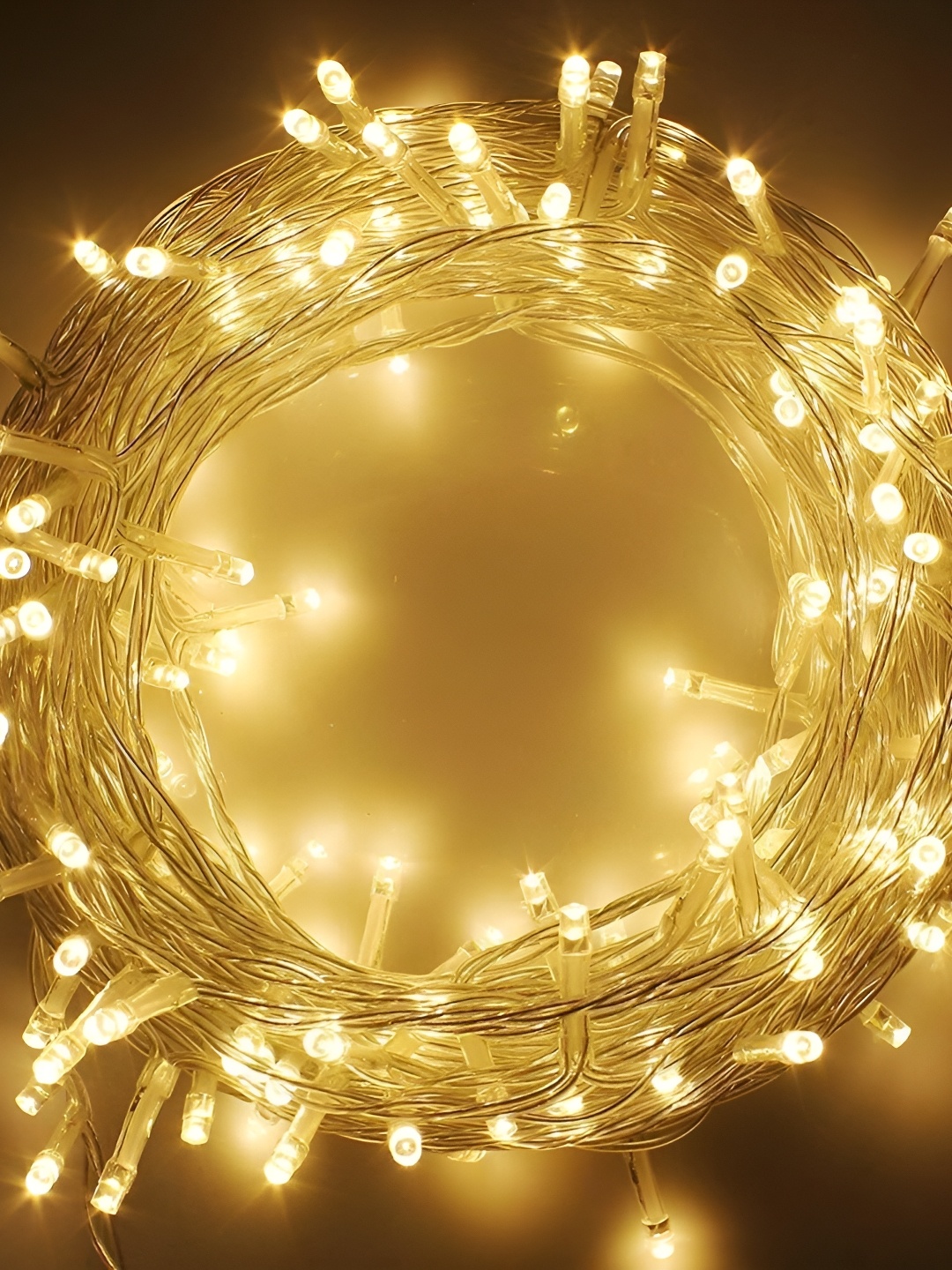 

SPARK WORLD Yellow Rice-Shaped String Lights