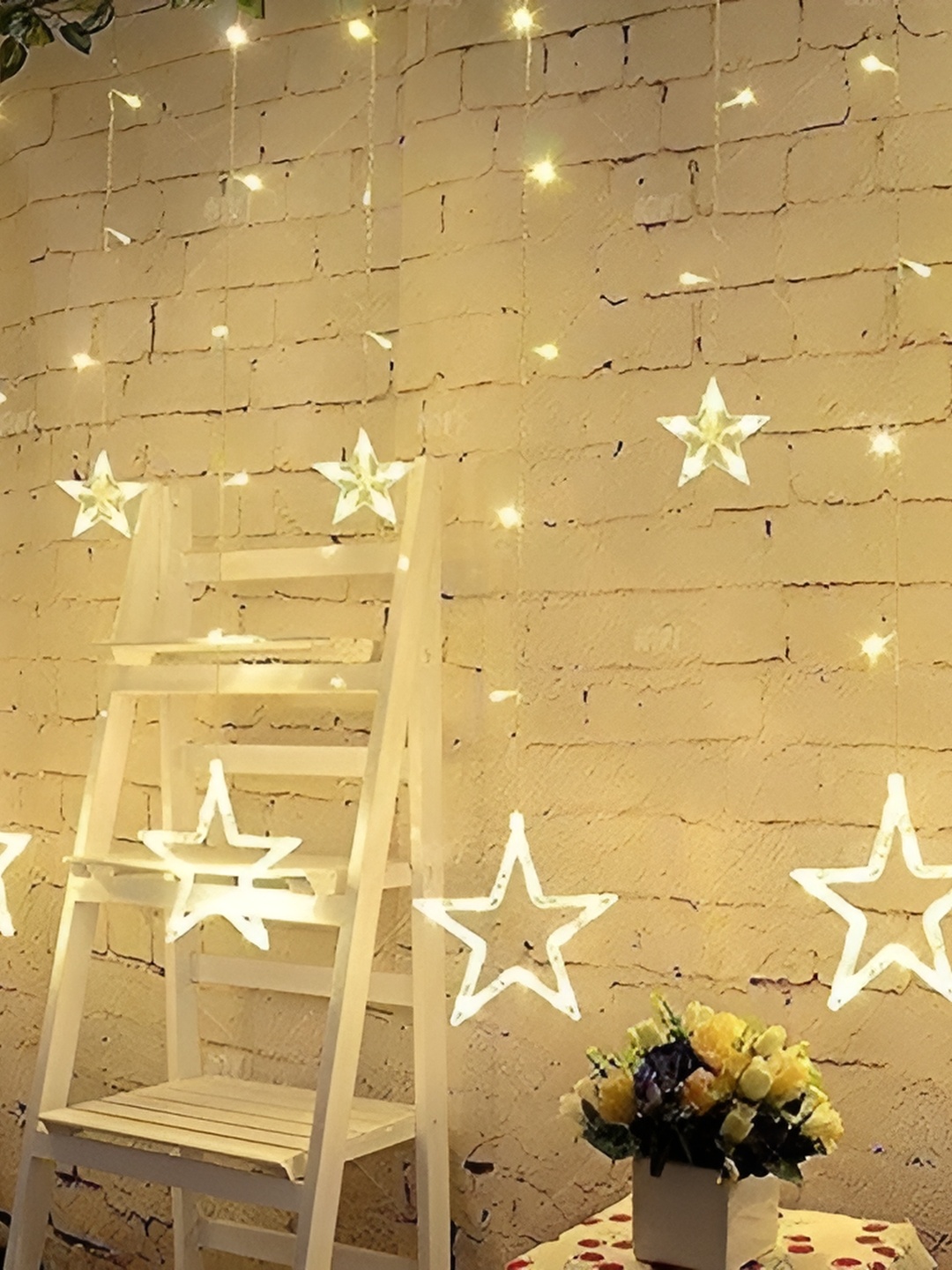 

SPARK WORLD White Star-Shaped String Lights