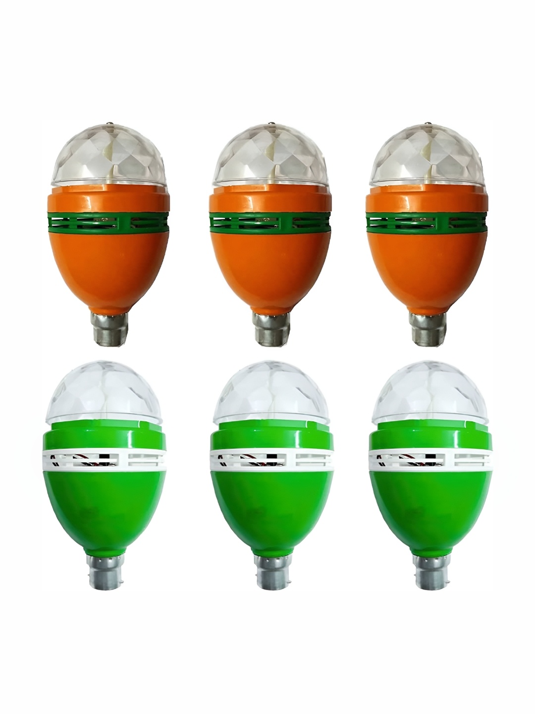 

SPARK WORLD Orange & Green 6 Pieces Disco Ball String Lights