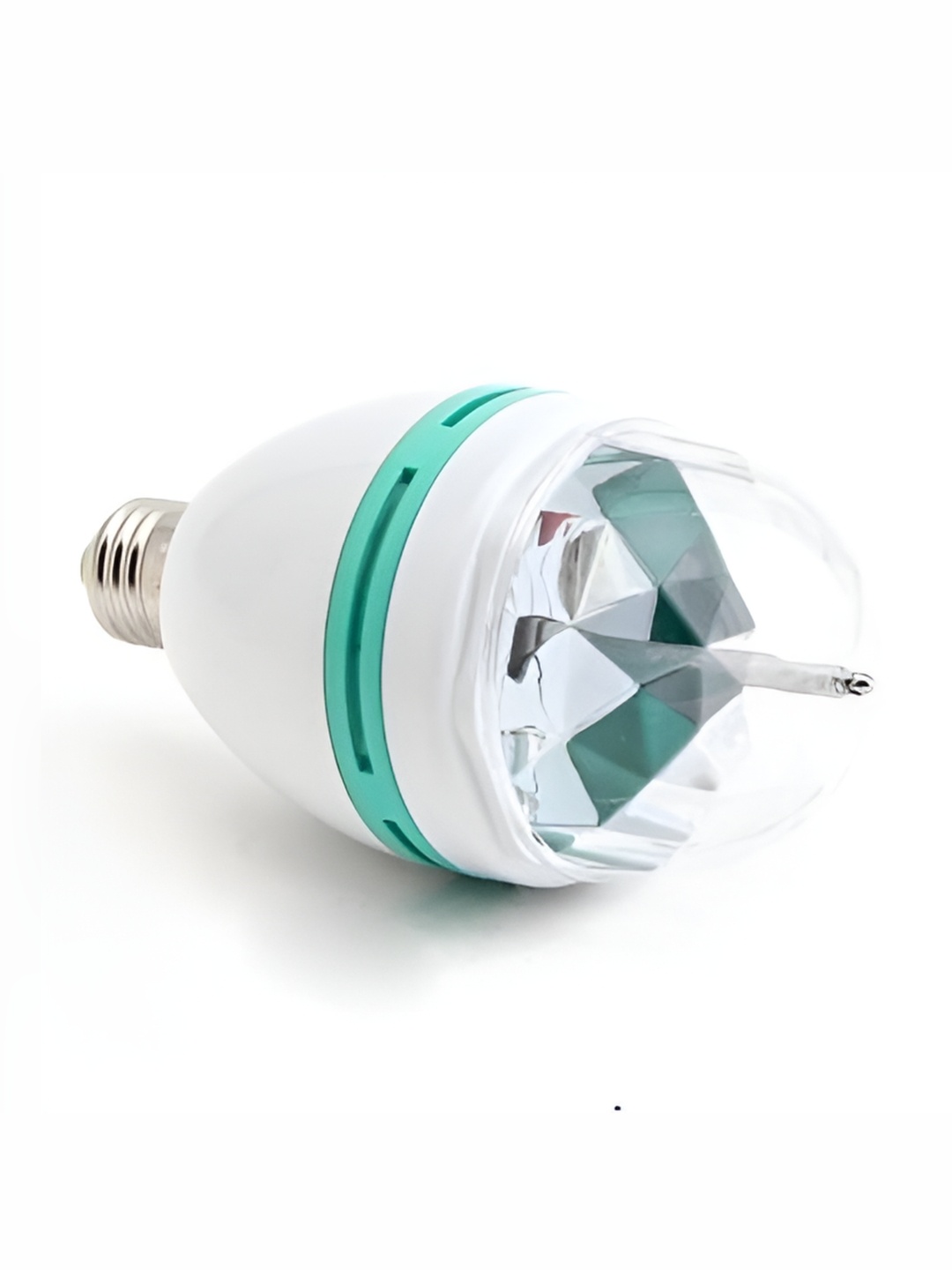 

SPARK WORLD White & Green Textured Semi-sphere Disco Ball Bulb