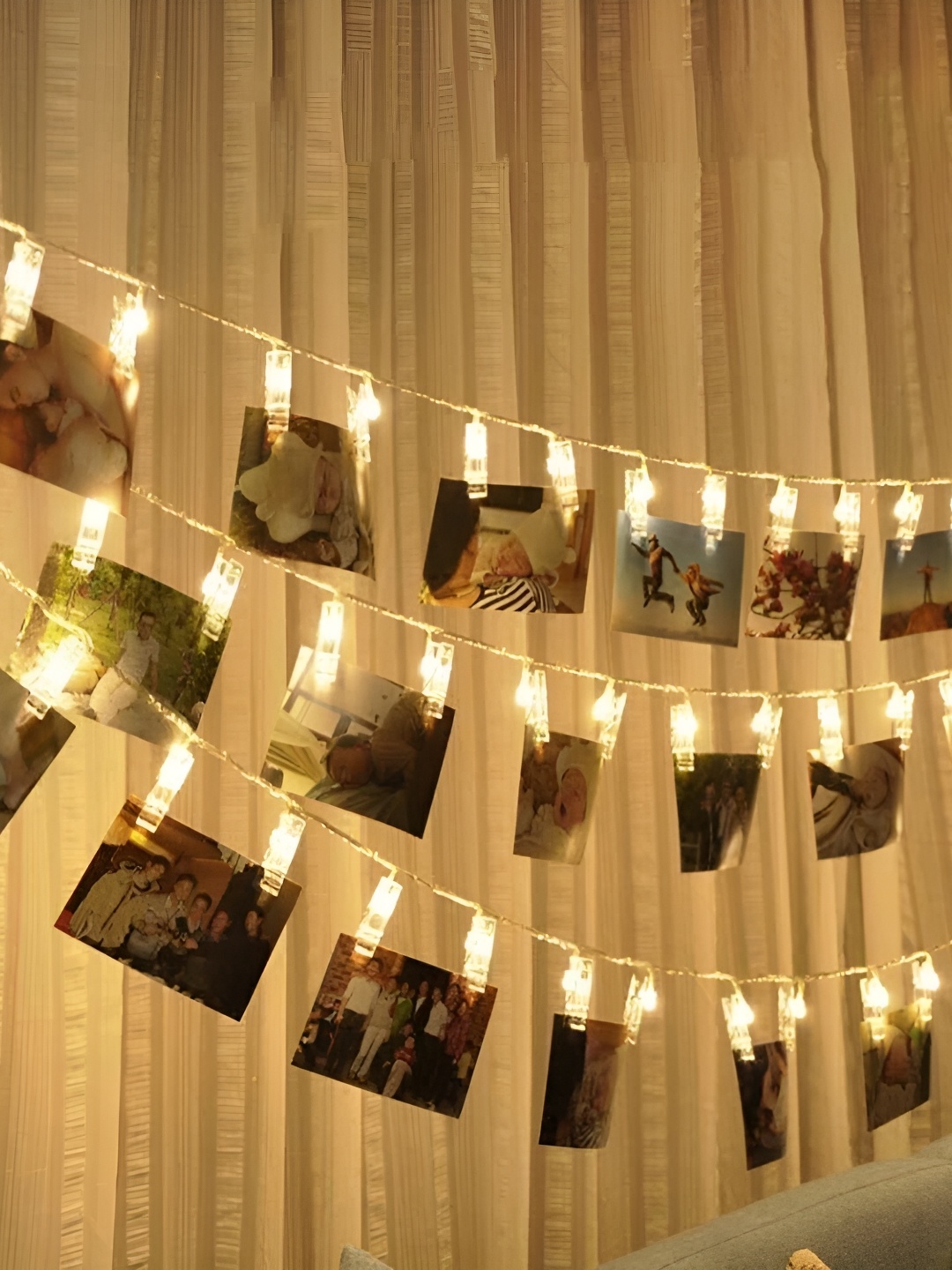 

SPARK WORLD White Photo Clip Bulb String Lights