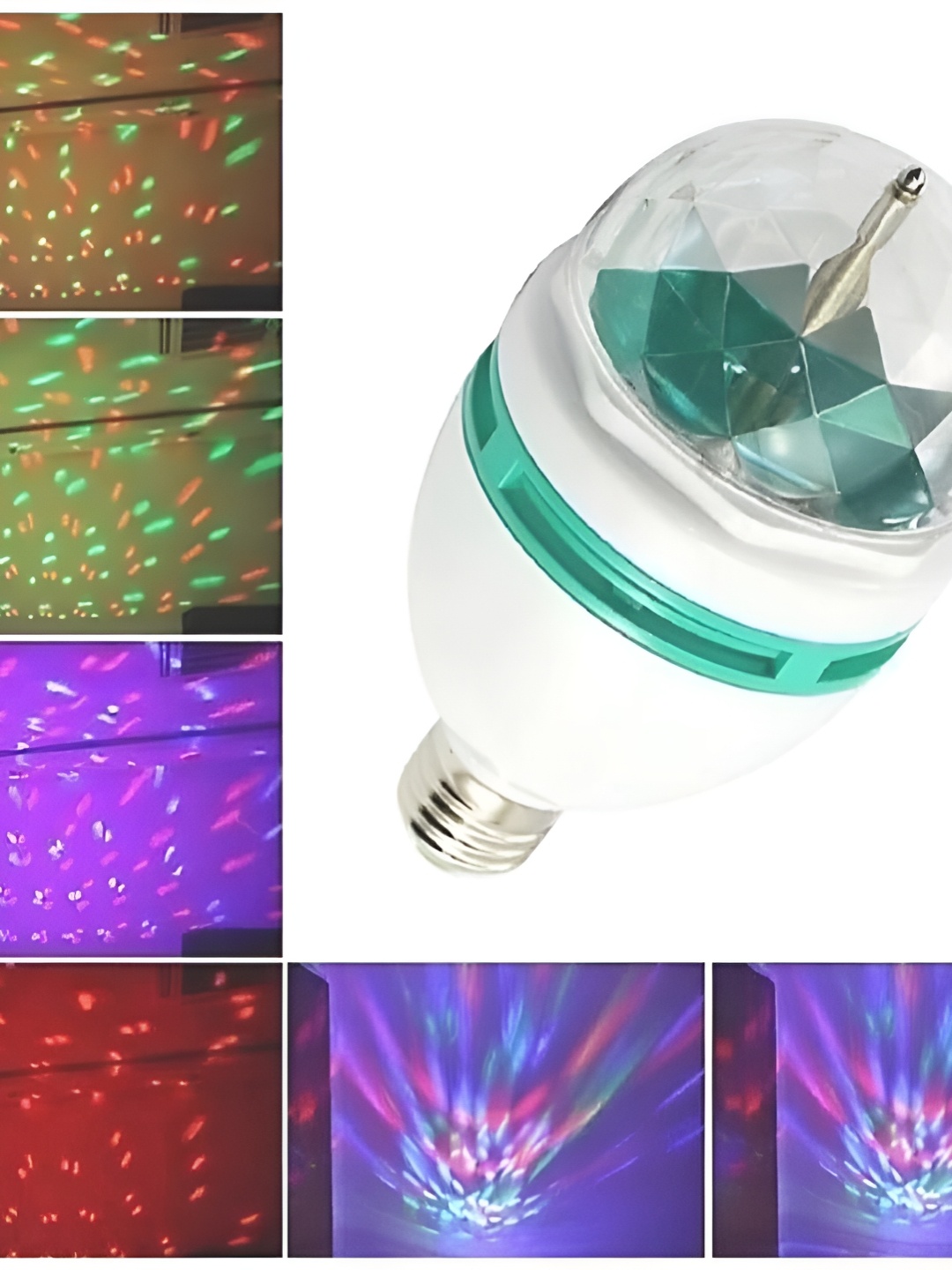 

SPARK WORLD White & Pink Disco Ball Bulb