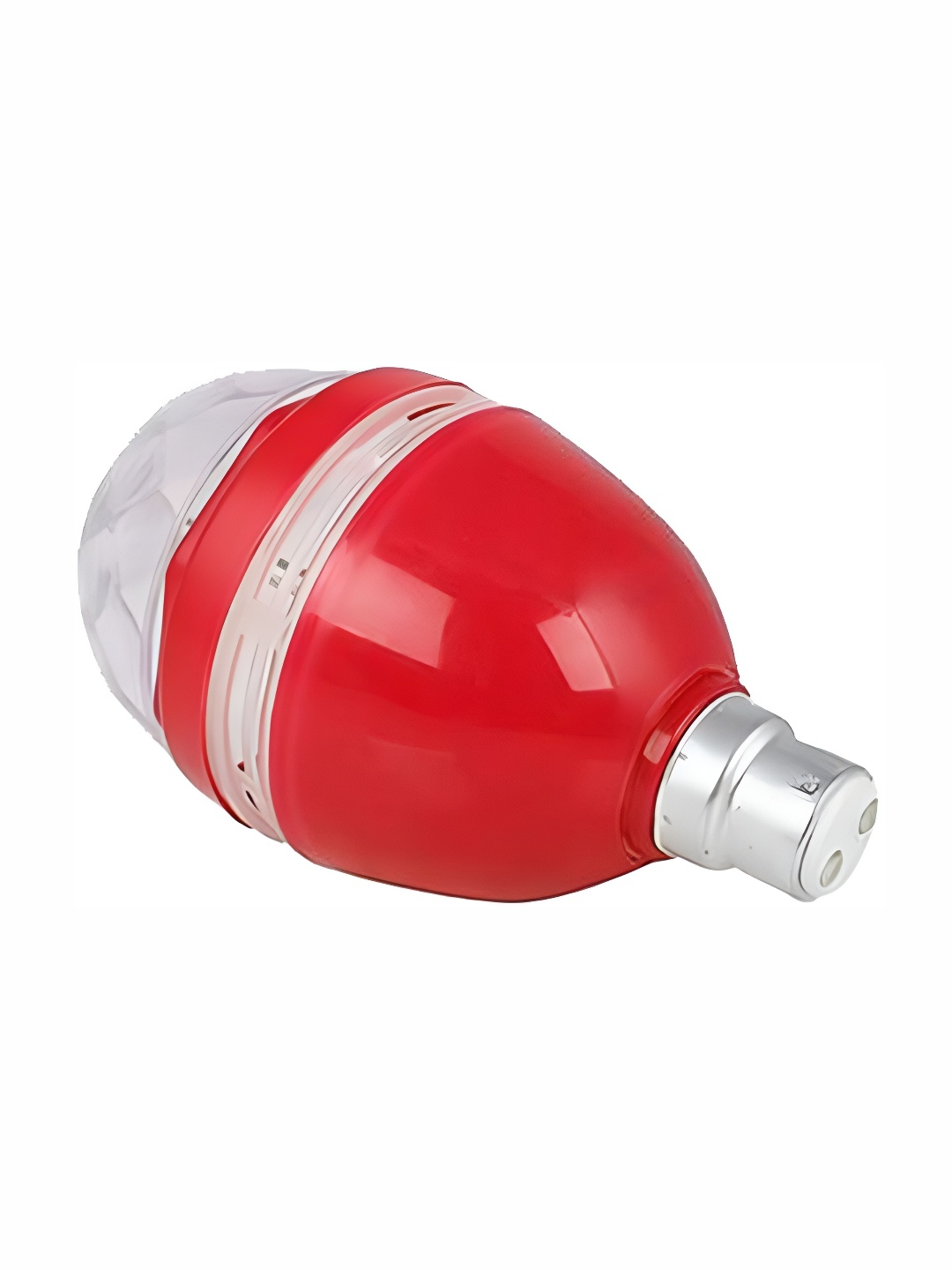 

SPARK WORLD Red & Transparent Textured Contemporary Semi Sphere Disco Ball Bulb