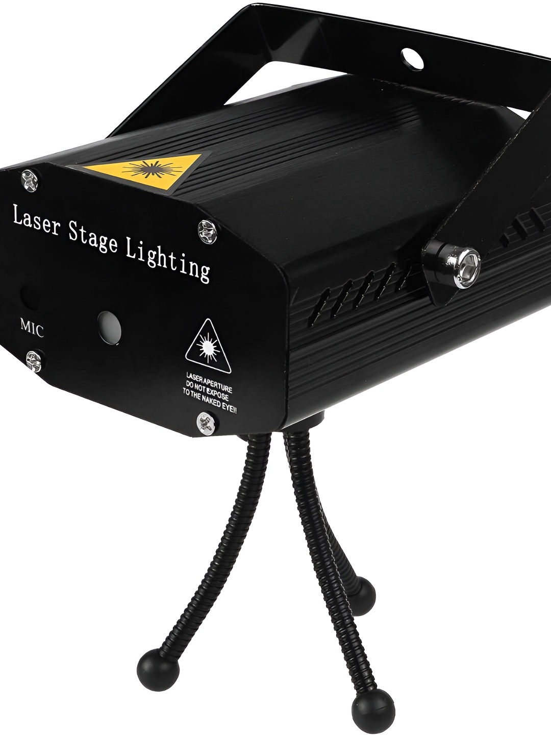 

SPARK WORLD Black Textured Square Laser Stage Disco Floor Lamps