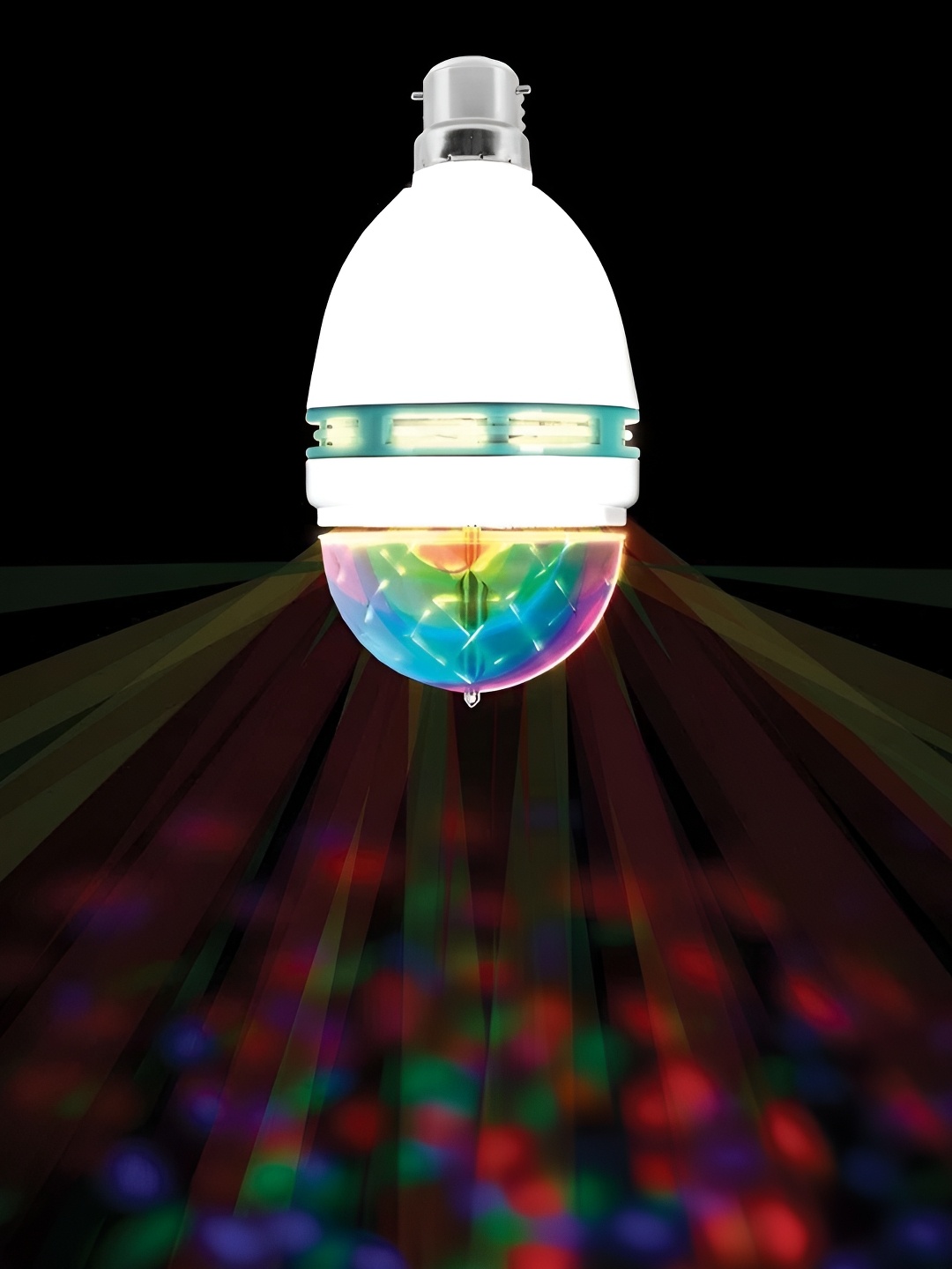

SPARK WORLD Rotating Disco LED Bulb, White