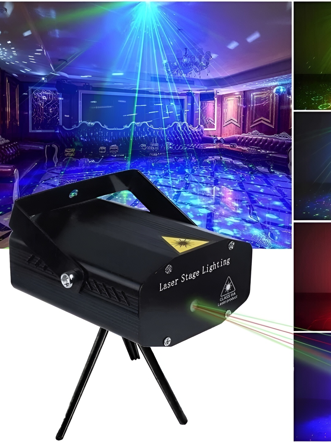 

SPARK WORLD Black Square Disco Ball Floor Light