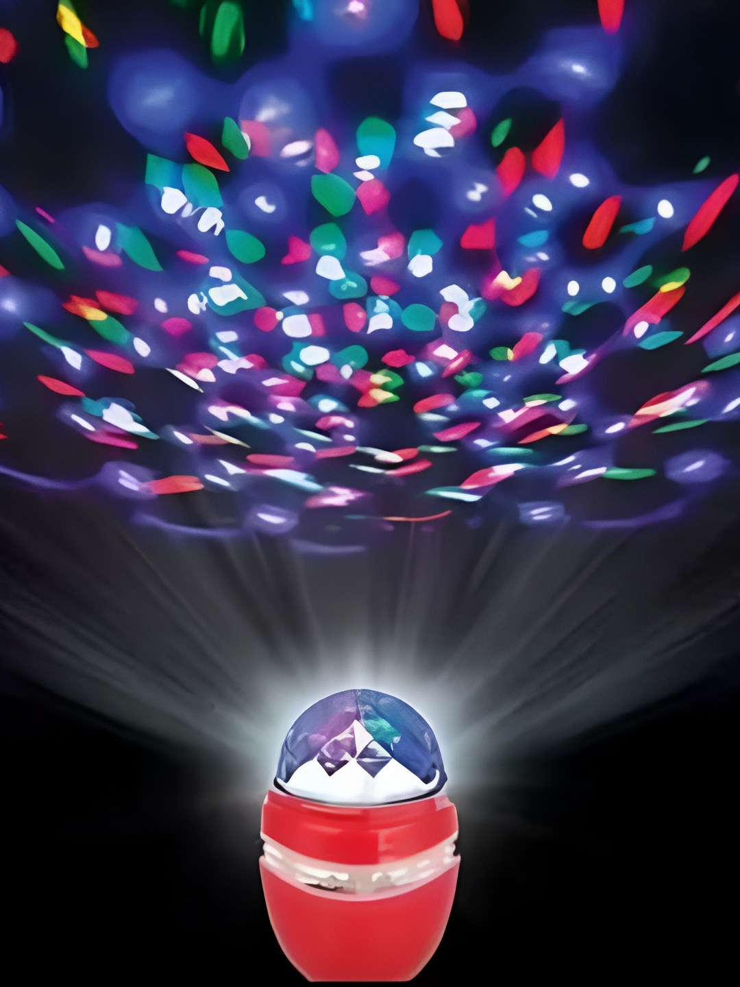 

SPARK WORLD White & Red Disco Bulb String Light