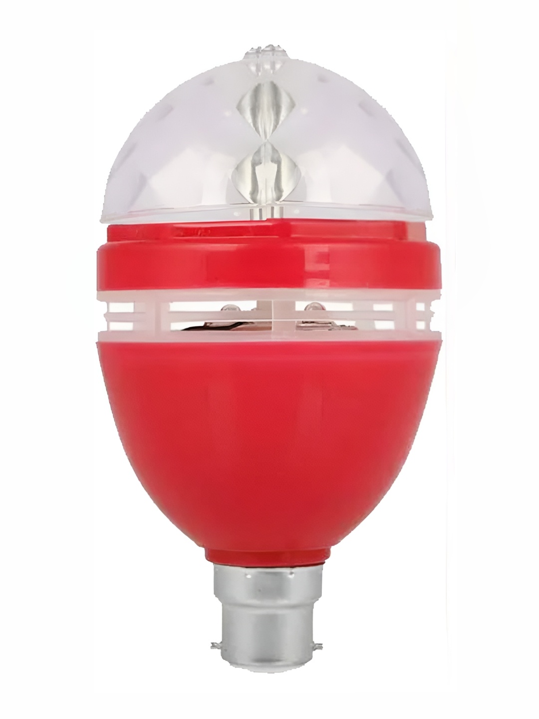

SPARK WORLD White & Red Cylindrical Disco Bulb