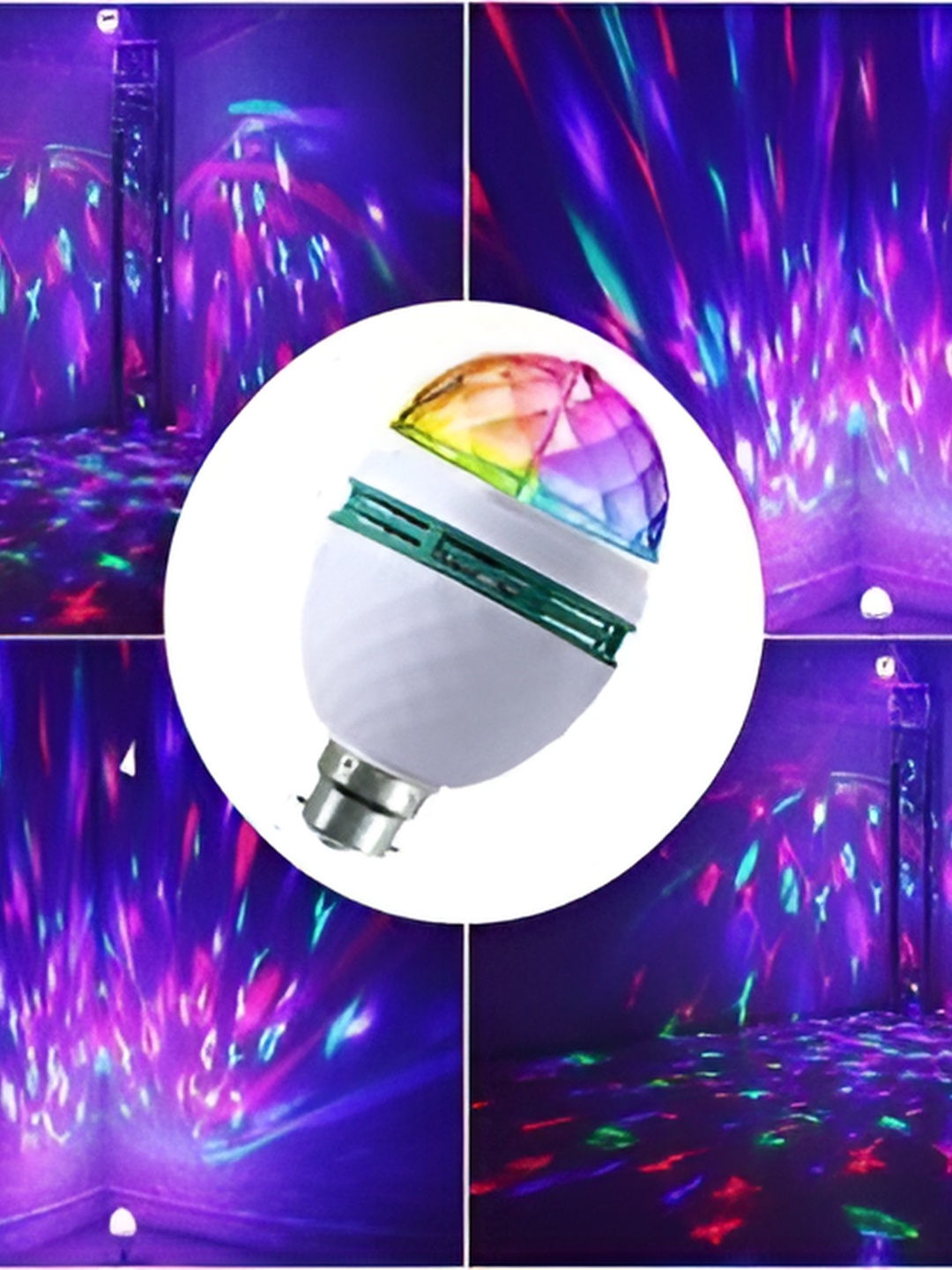 

SPARK WORLD White & Purple Semi-sphere Shaped Bulb Light Bulbs