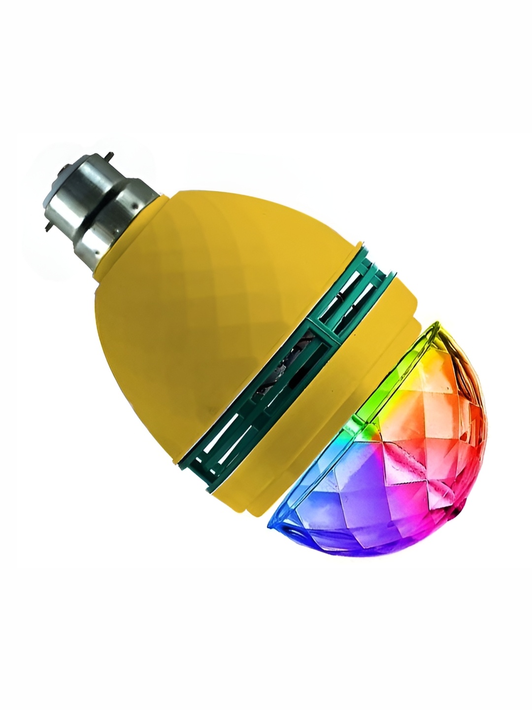 

SPARK WORLD Yellow & Red Cylindrical Disco Ball Bulb Light Bulbs