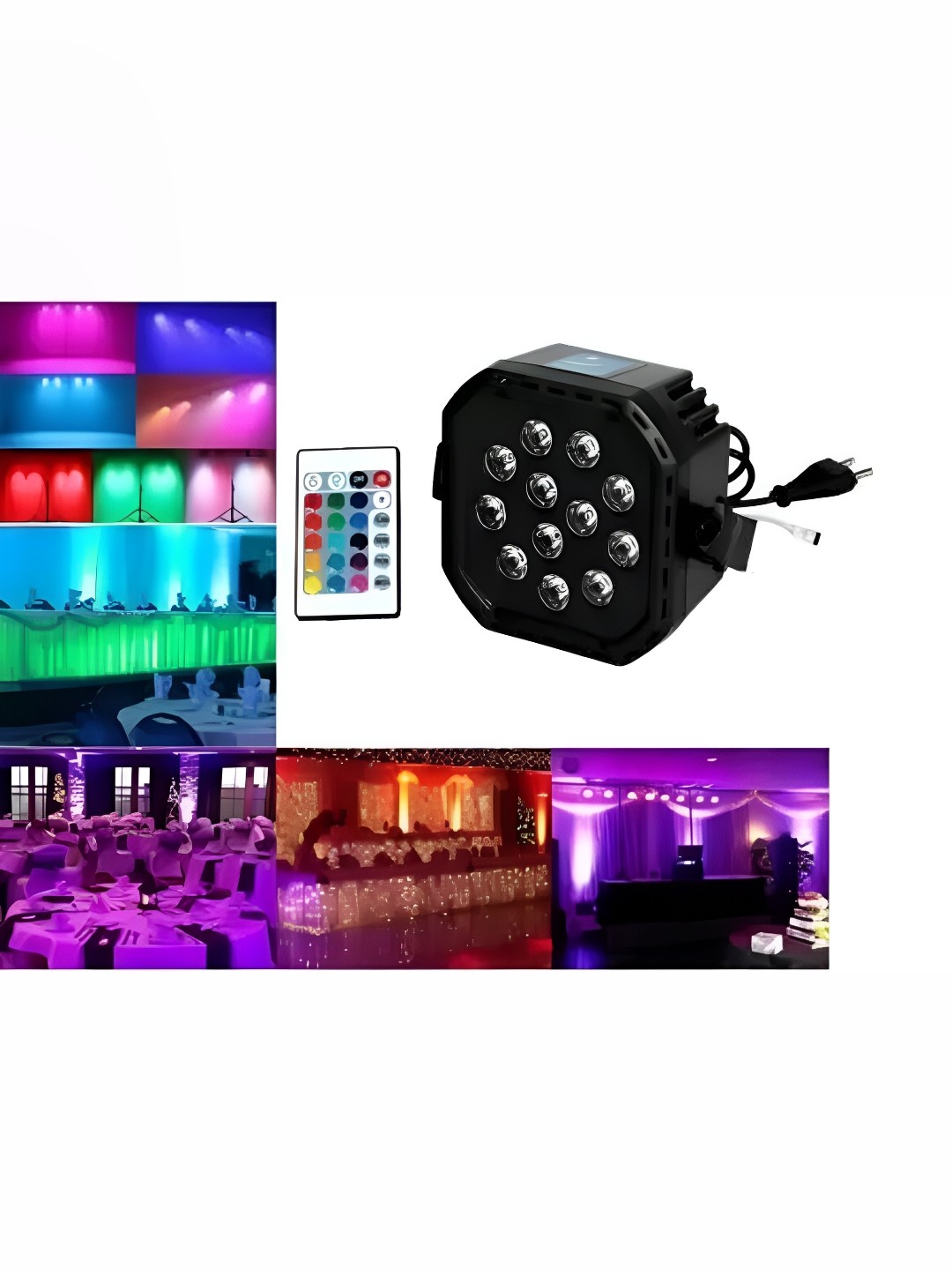 

SPARK WORLD Black Disco LED String Lights
