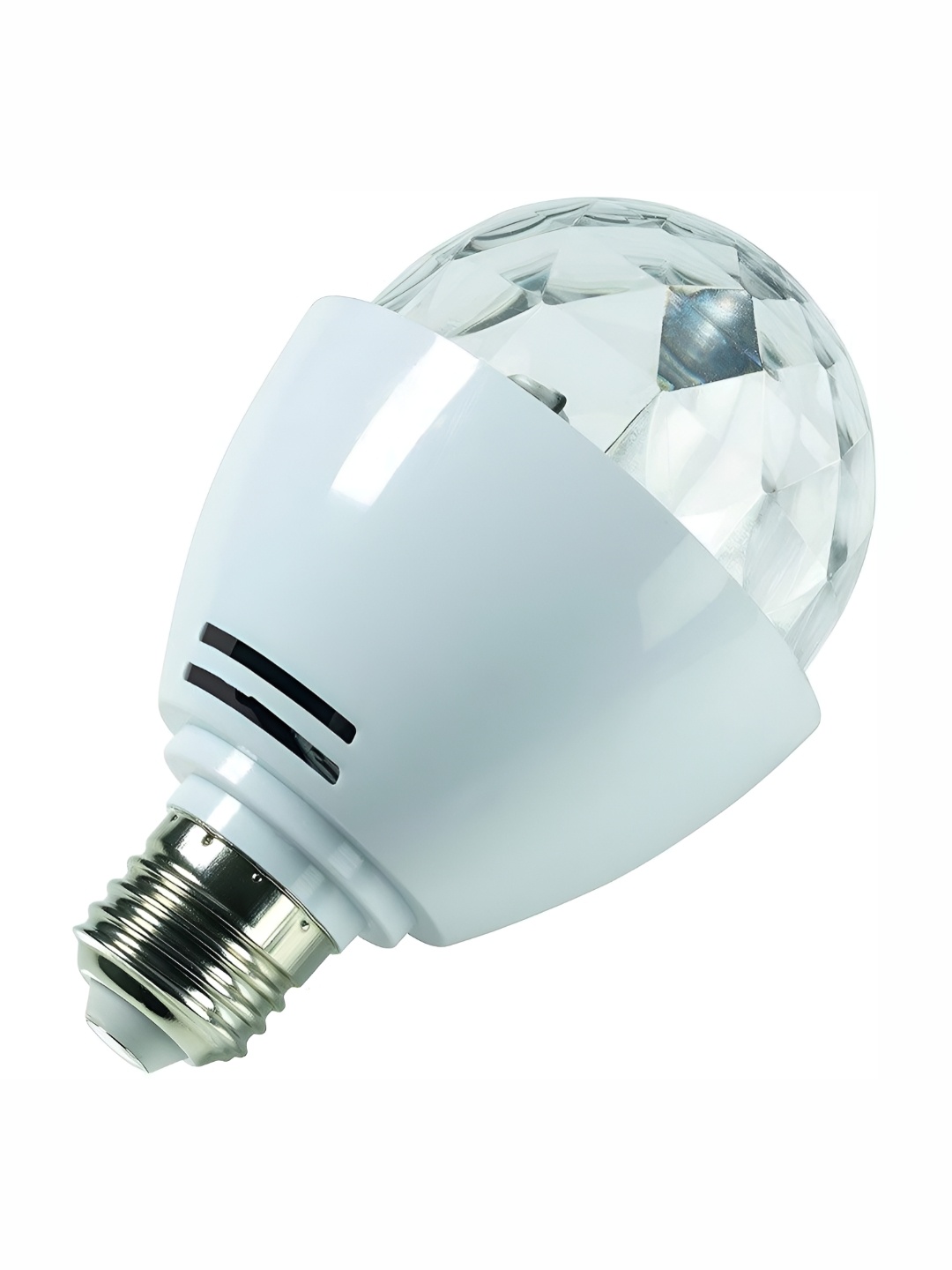 

SPARK WORLD White Textured Semi-sphere Contemporary Disco Ball Bulb