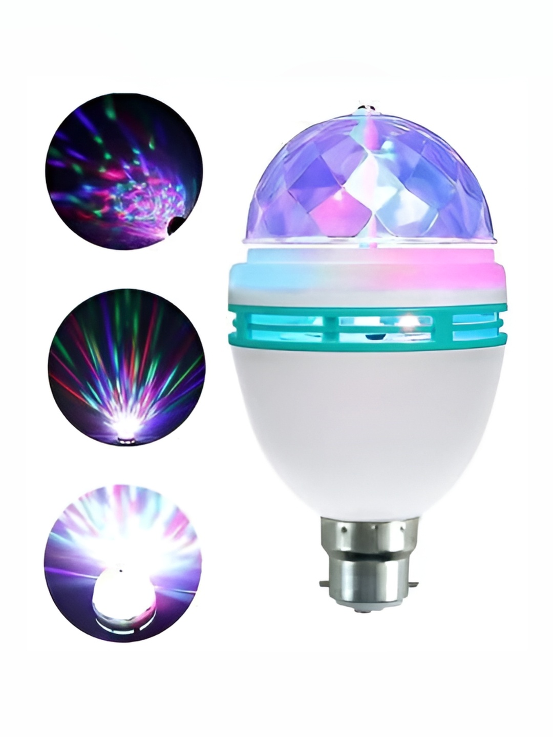 

SPARK WORLD Rotating Disco LED Bulb, Multi