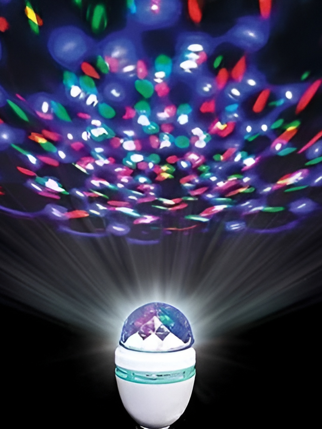 

SPARK WORLD White Textured Disco Ball Bulb