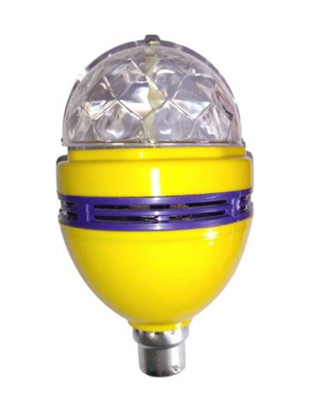 

SPARK WORLD Blue & Yellow Textured Disco Ball Bulb