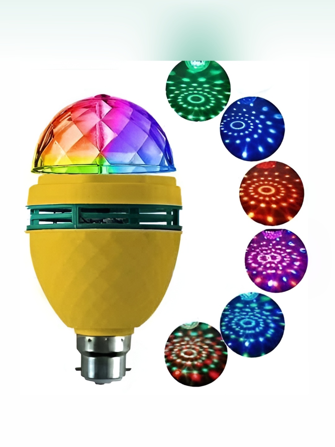 

SPARK WORLD Yellow Disco Ball String Lights