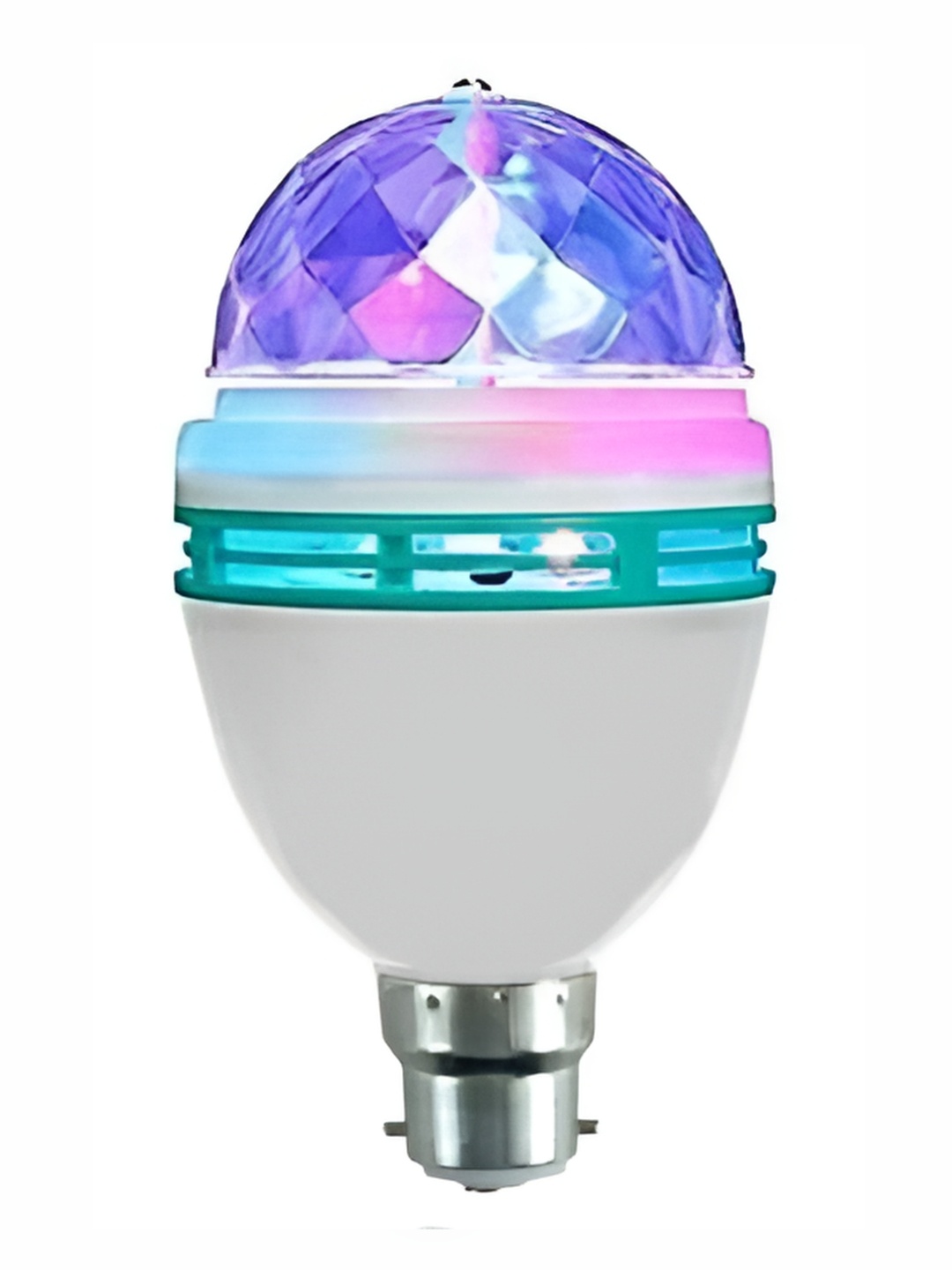 

SPARK WORLD White Rotating Disco LED Ceiling Lamp