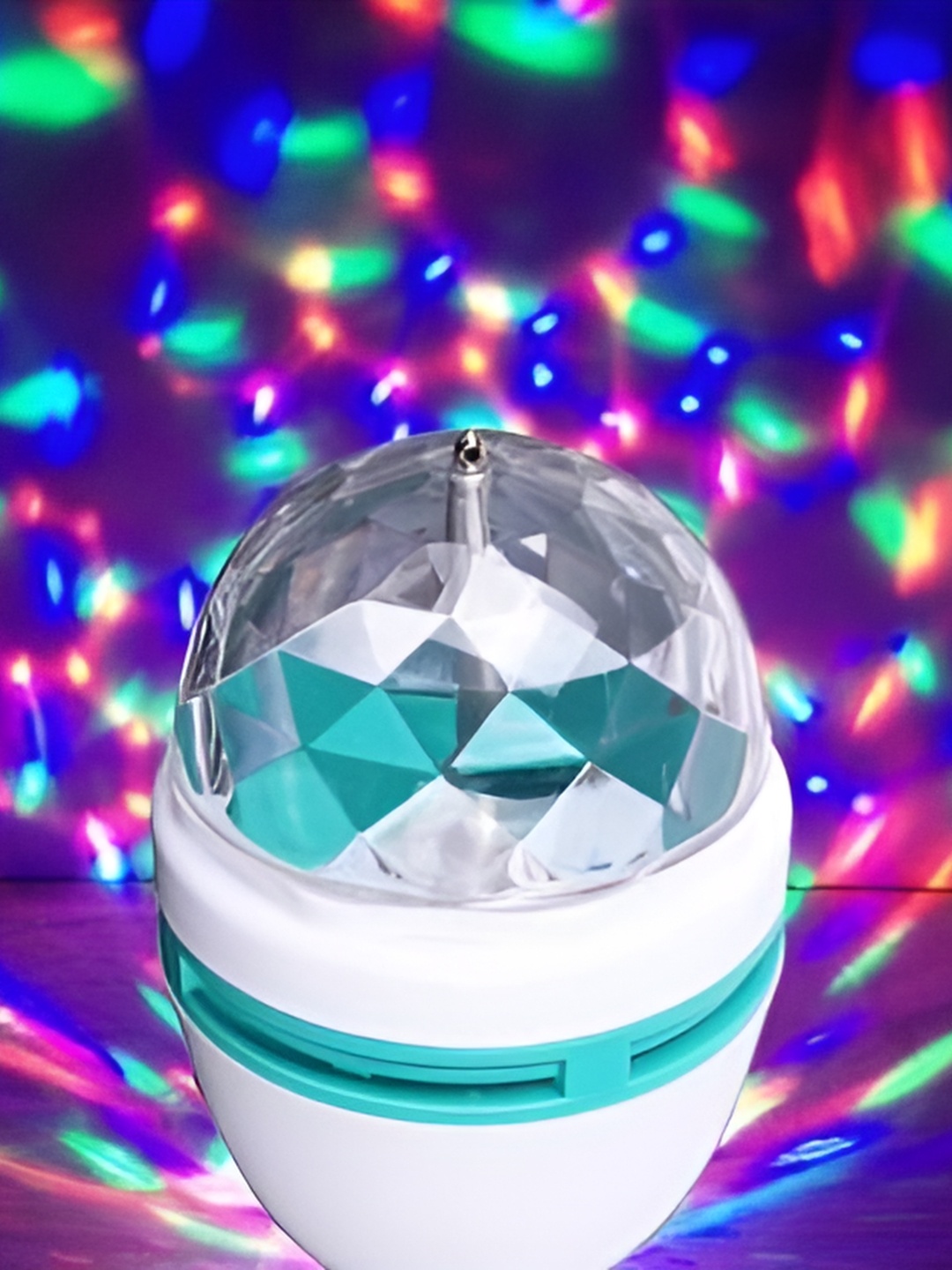 

SPARK WORLD White Rotating Disco LED Ceiling Lamps