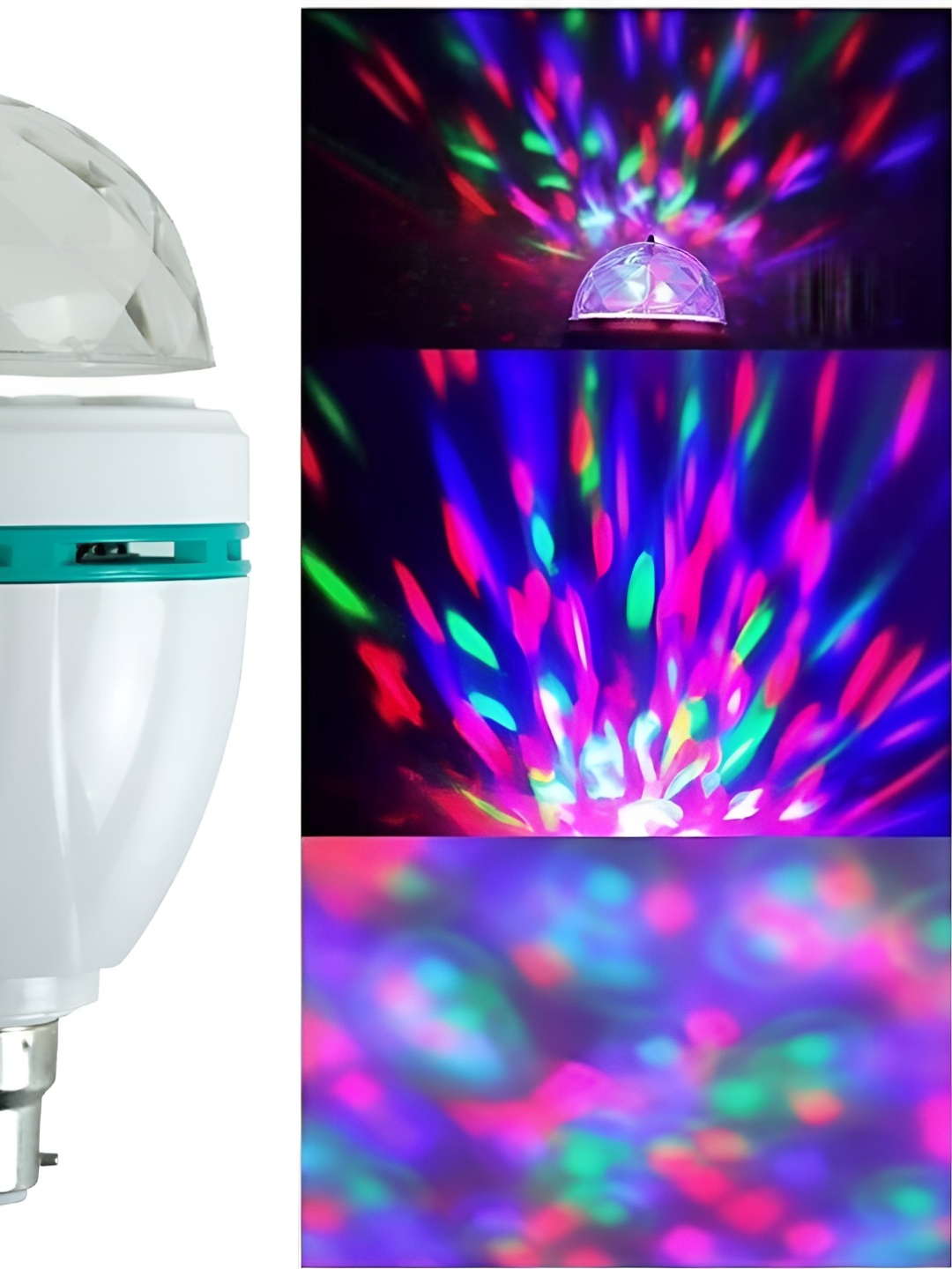

SPARK WORLD White & Purple Cylinder Shaped Bulb Light Bulbs