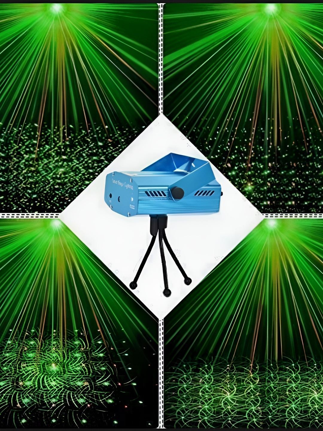 

SPARK WORLD Blue Mini Laser Projector Stage Shower Light Floor Lamp