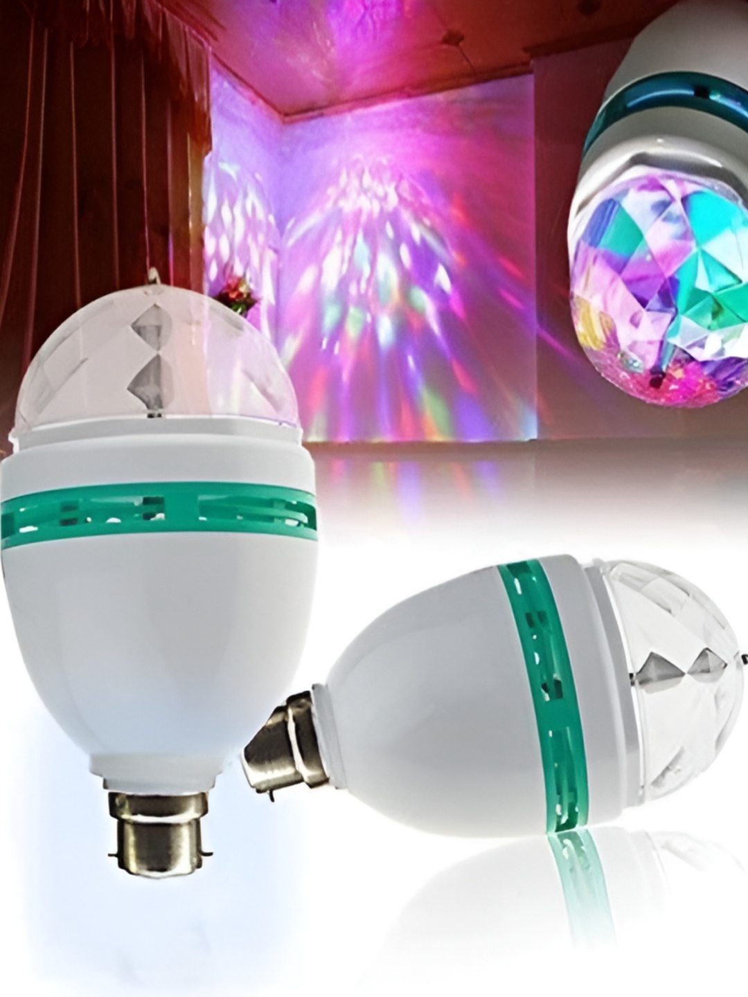 

SPARK WORLD White Textured Disco Ball Bulb