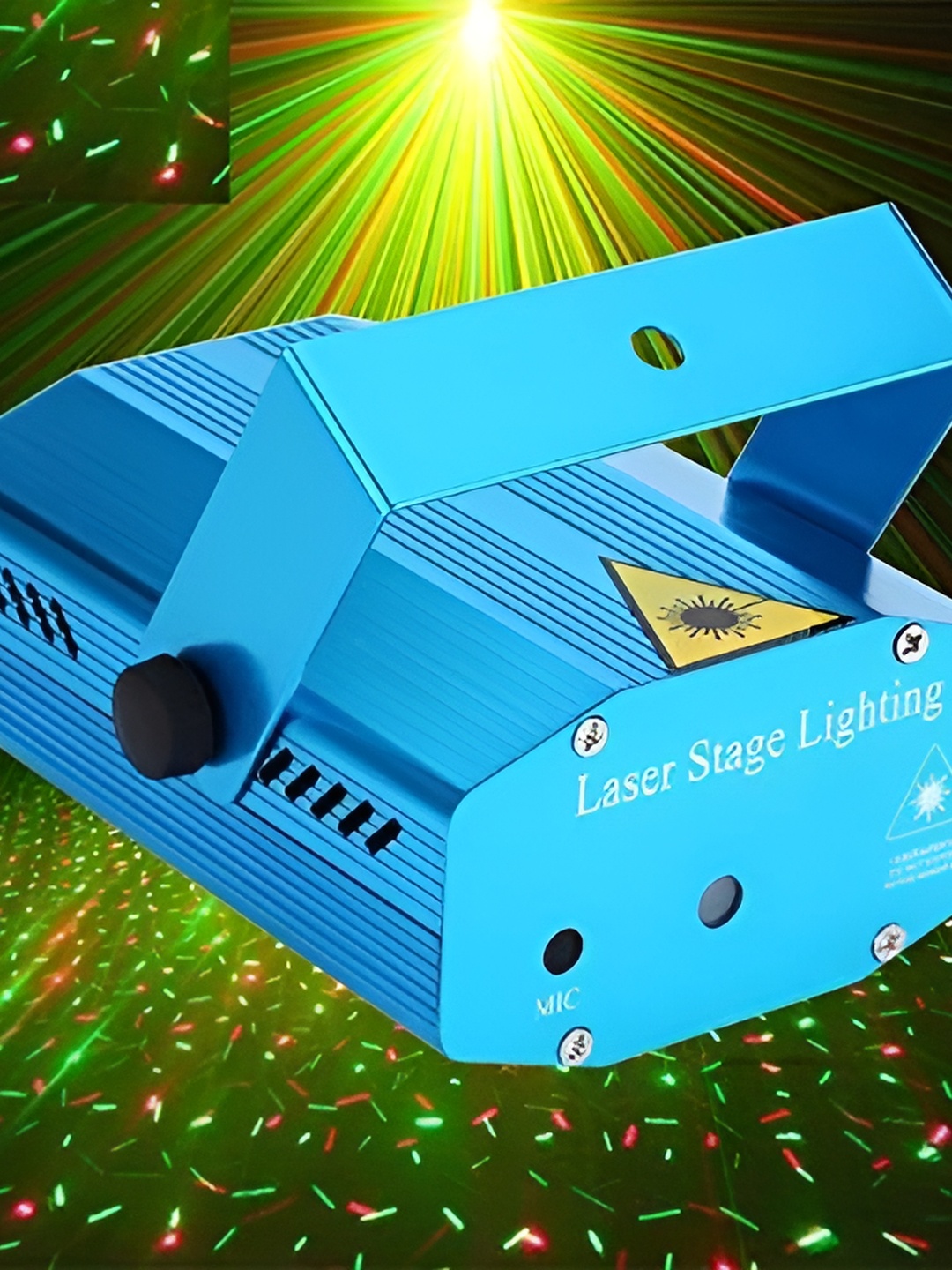 

SPARK WORLD Blue & Green Star Shaped Bulb String Lights
