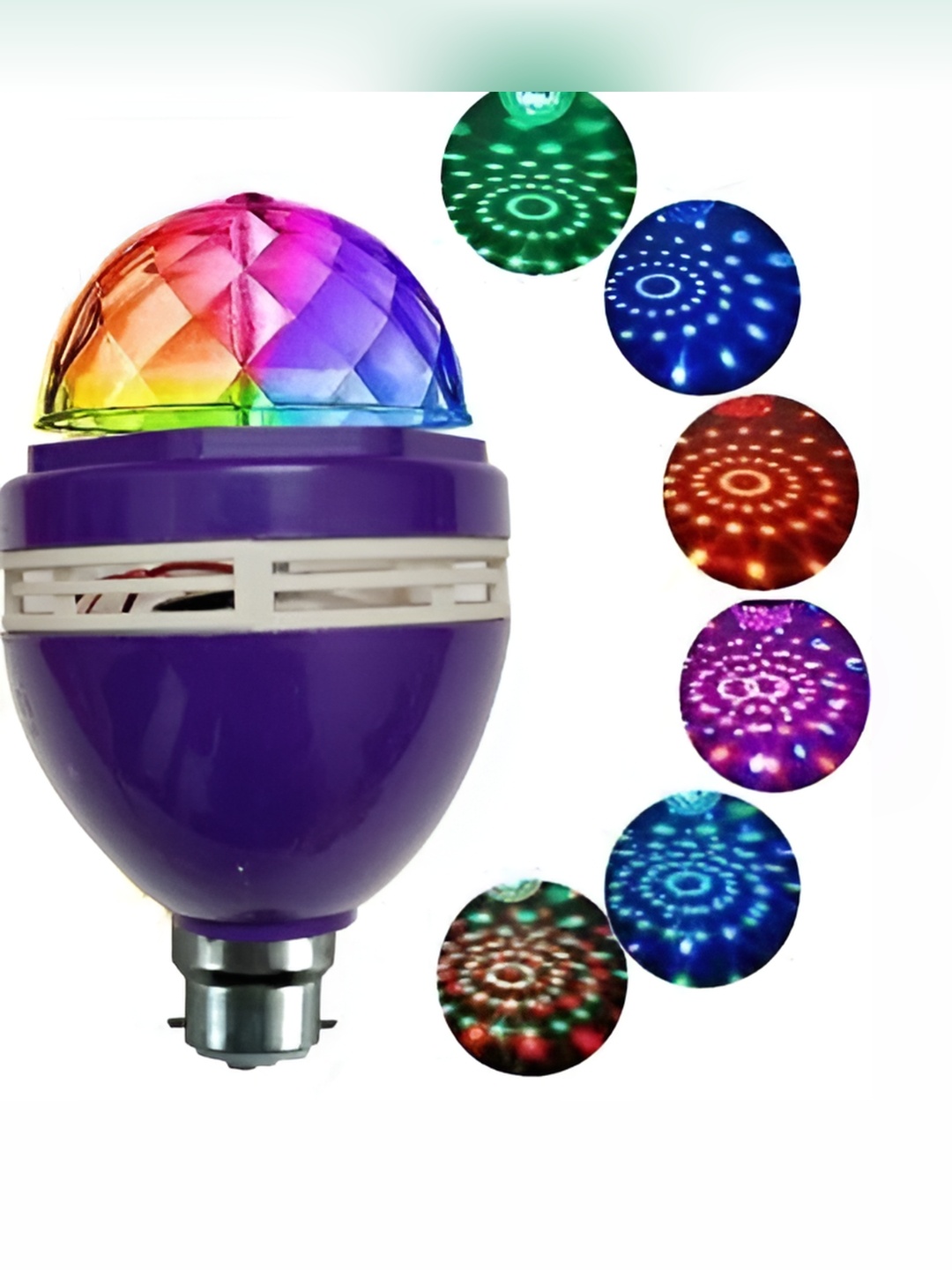 

SPARK WORLD Purple Disco Ball String Light