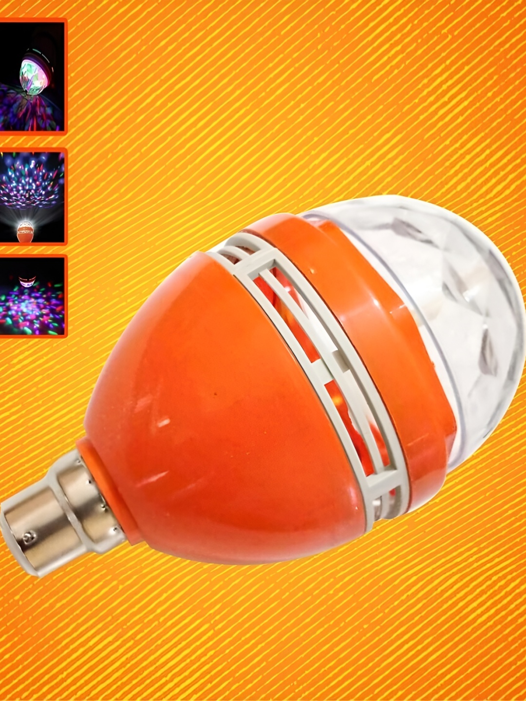 

SPARK WORLD White & Orange Disco Bulb Lights