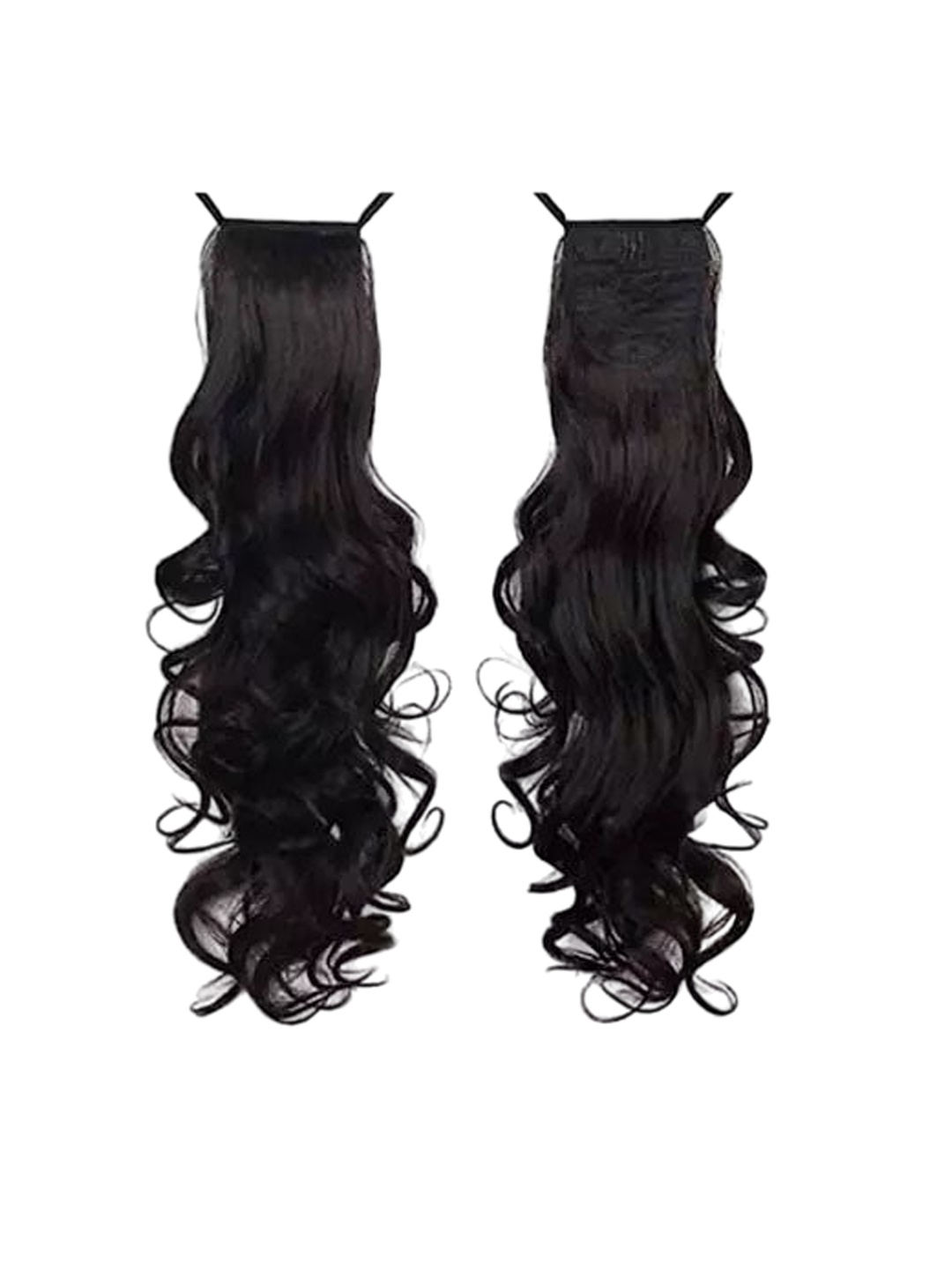 

CRIBE Wavy Ribbon Ponytail Hair Extension - Black