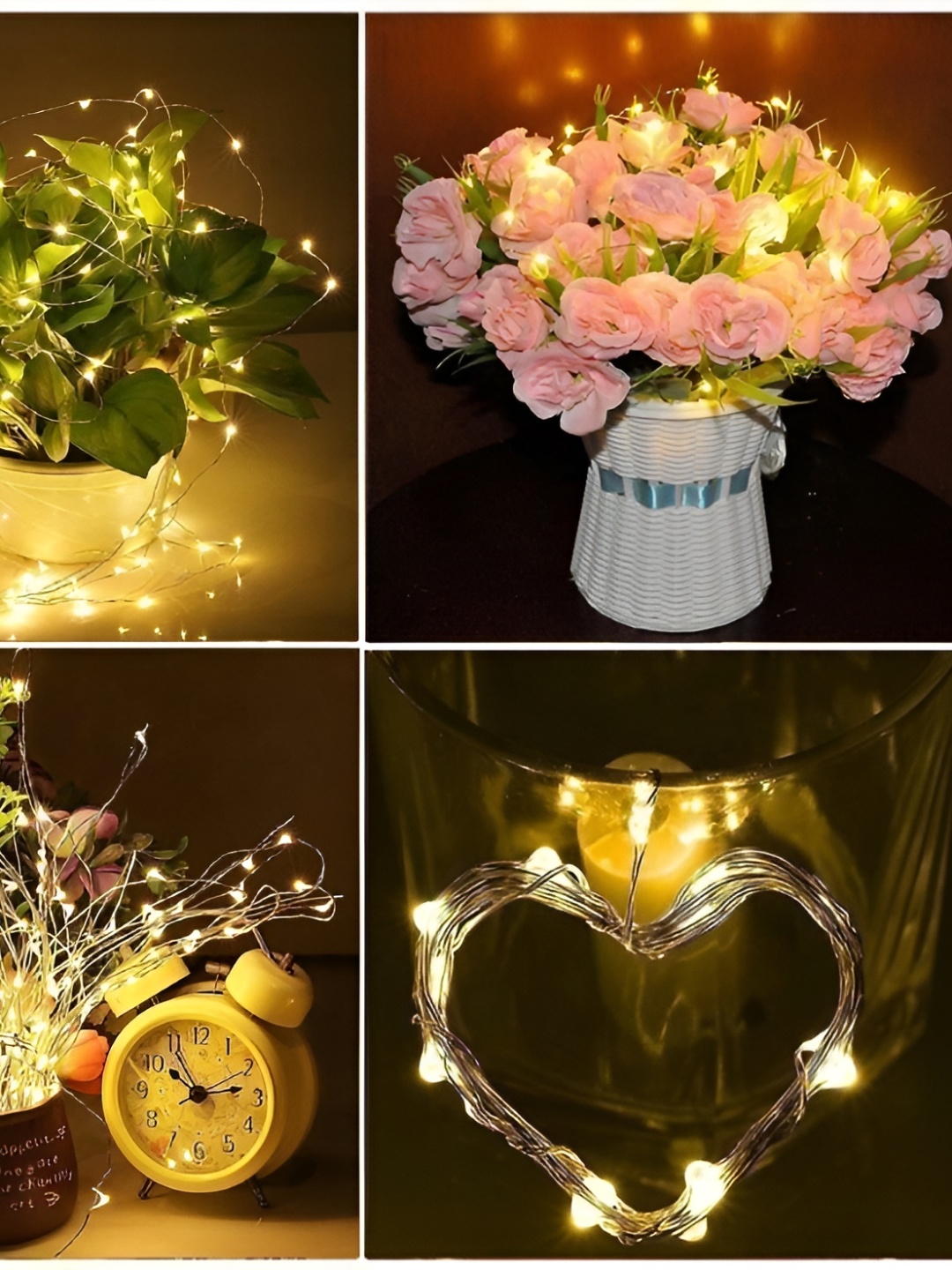

SPARK WORLD Yellow Cylindrical Shape String Lights