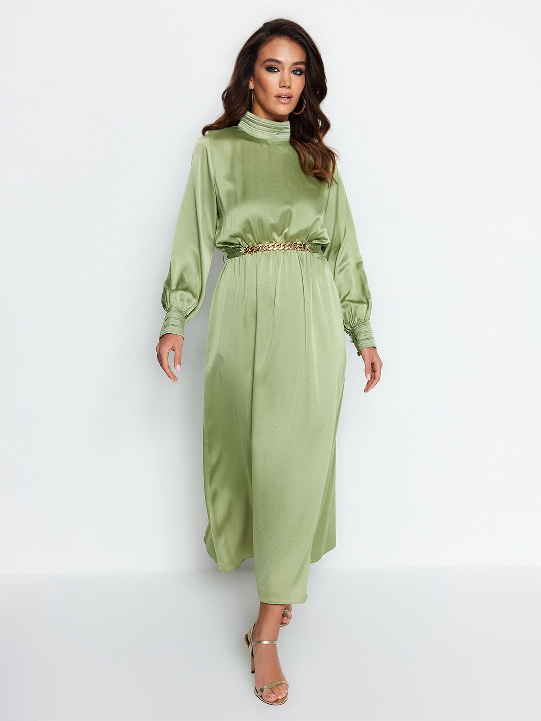 

Trendyol Women Maxi Dress, Green