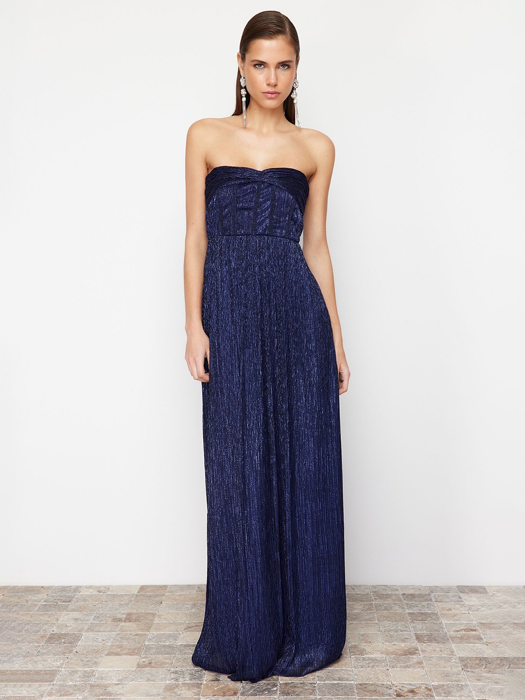 

Trendyol Women Self Design Maxi Dress, Na