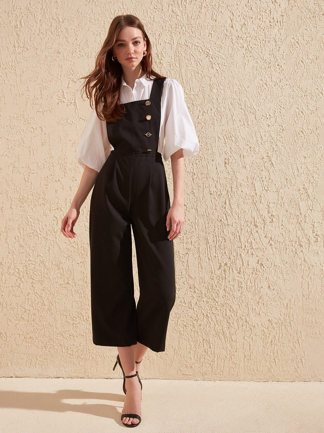 

Trendyol Shoulder Straps Dungarees, Black