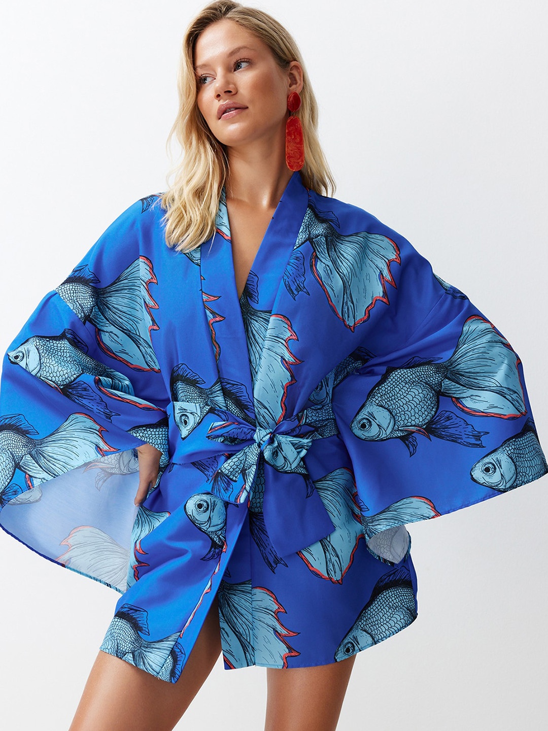 

Trendyol Women Night suit, Blue
