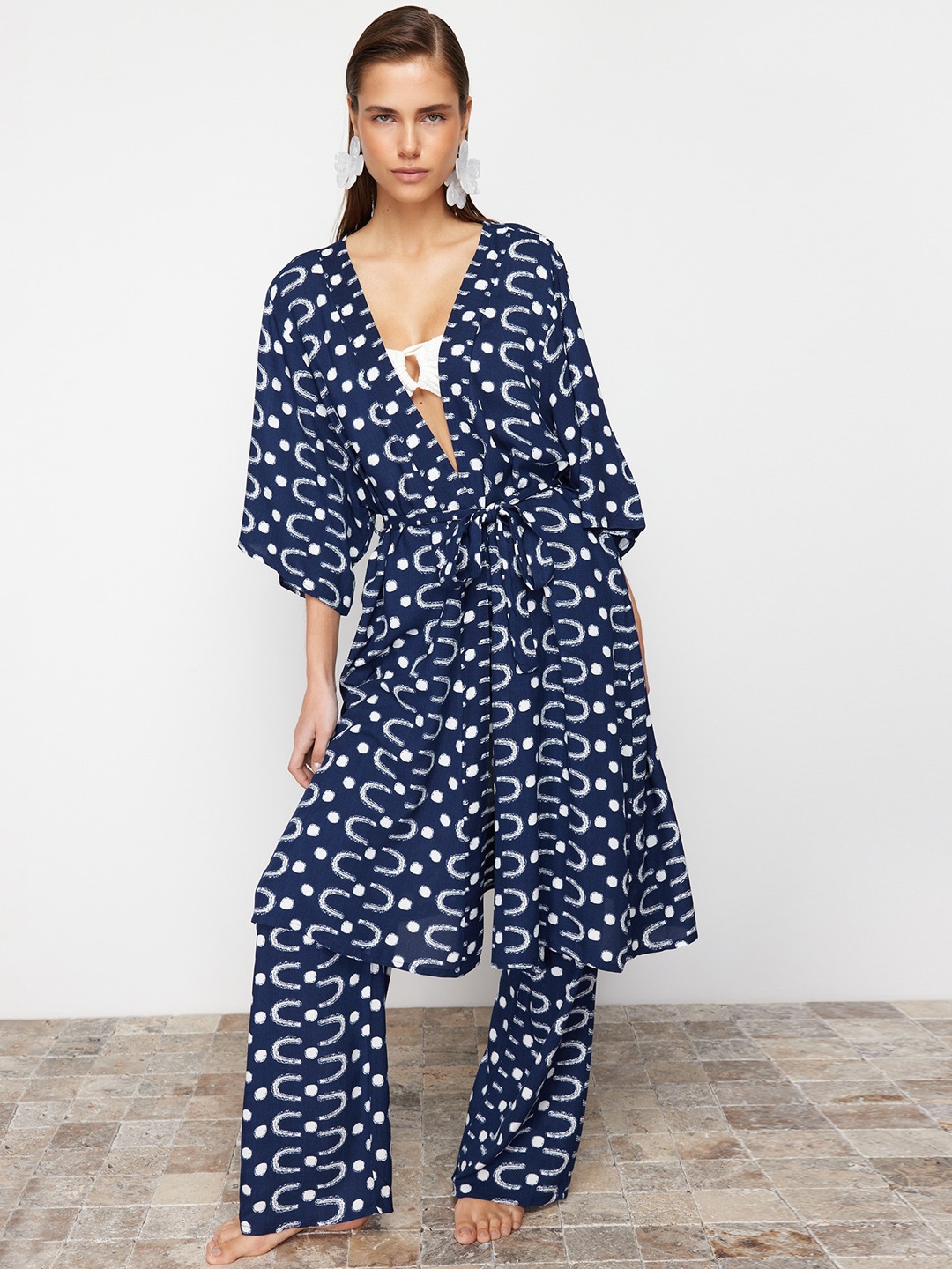 

Trendyol Women Night suit, Blue