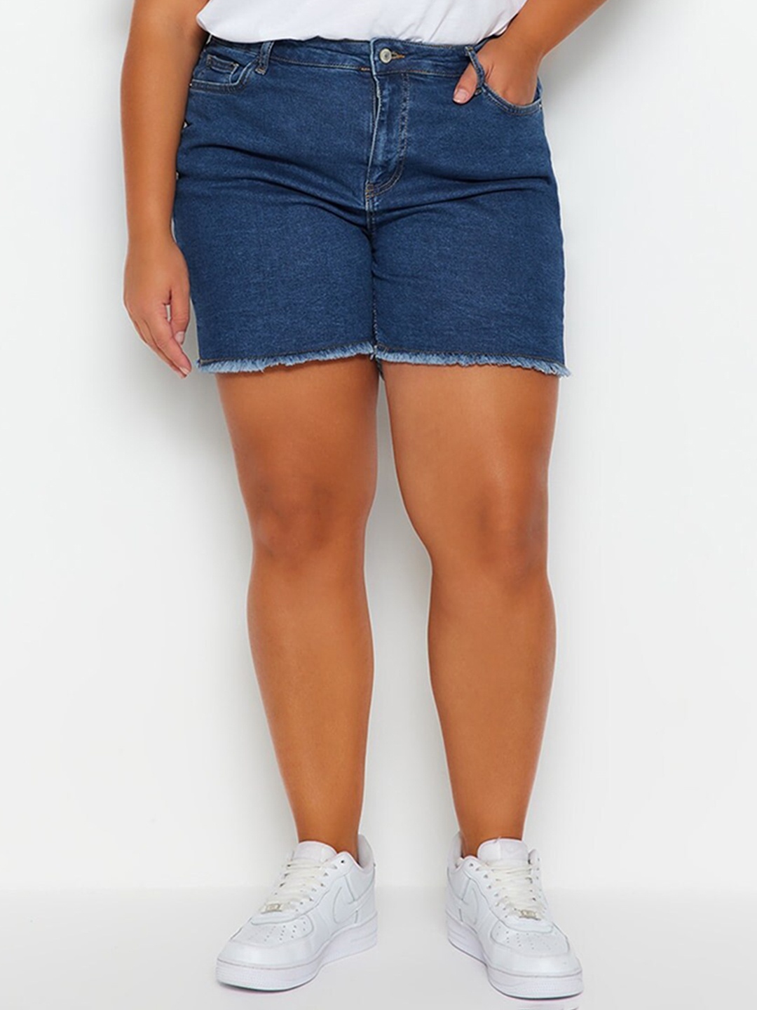 

Trendyol Women Denim Shorts, Na