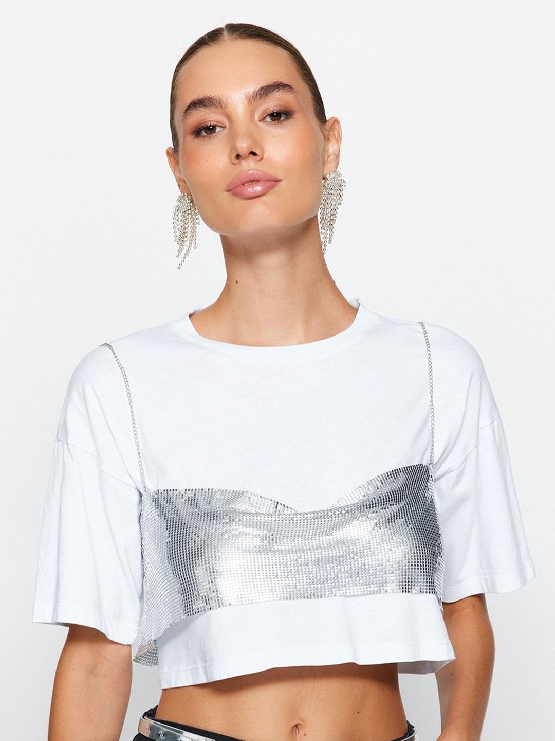 

Trendyol Crop Top, Na